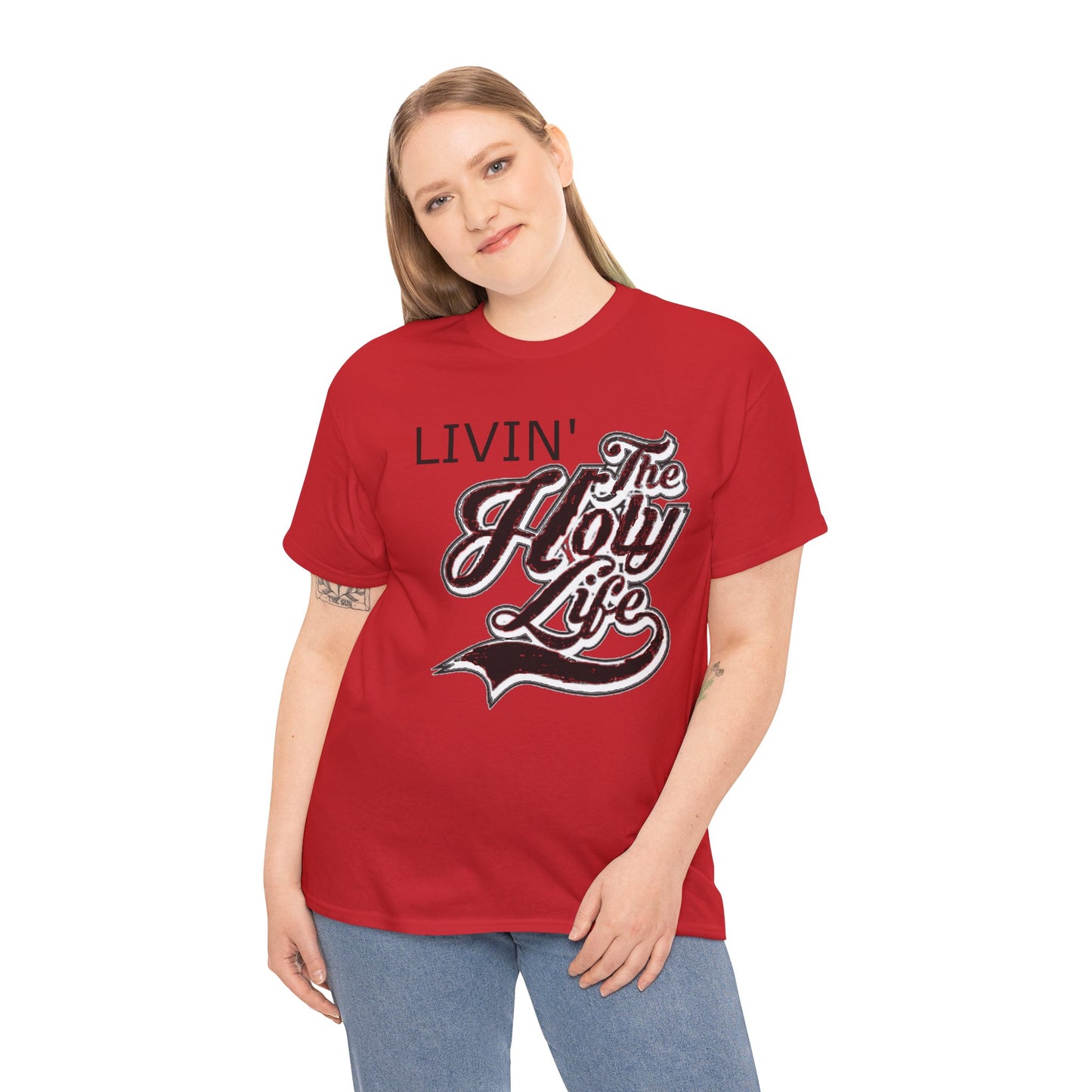 Livin' The Holy Life Design (Dark) - Unisex T-Shirt