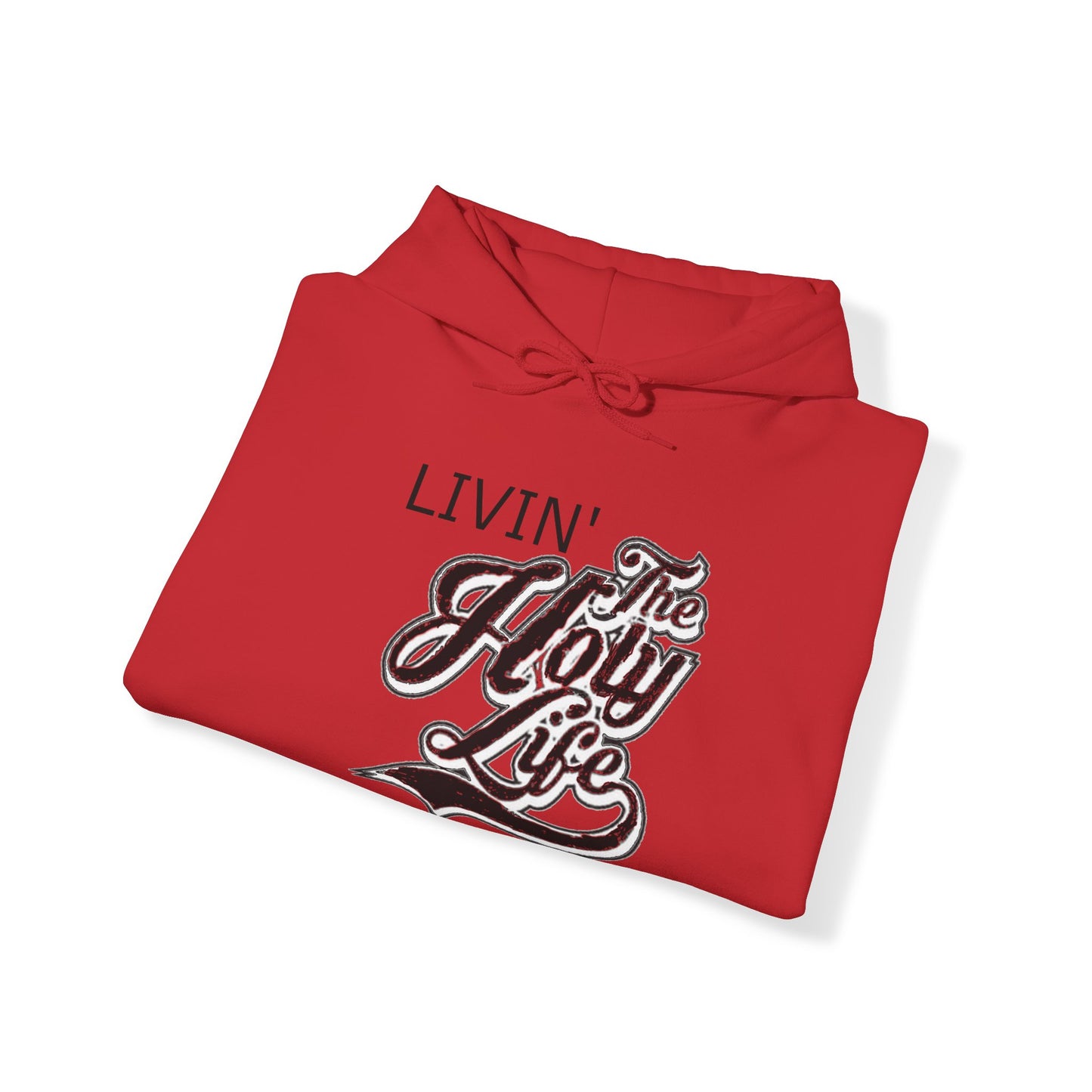 Livin' The Holy Life Design (Dark) - Unisex Hoodie