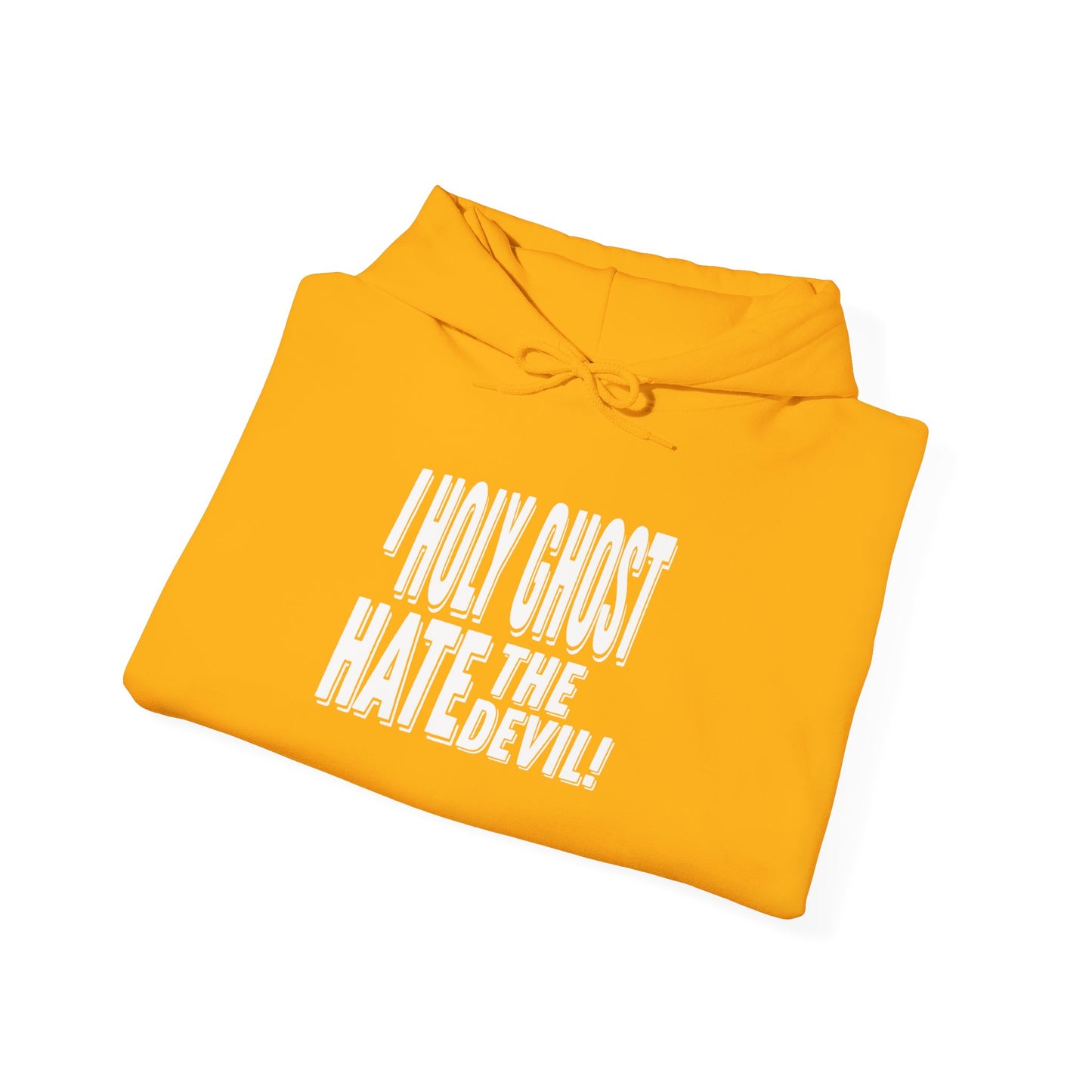 I Holy Ghost Hate The Devil Design (Light) - Unisex Hoodie