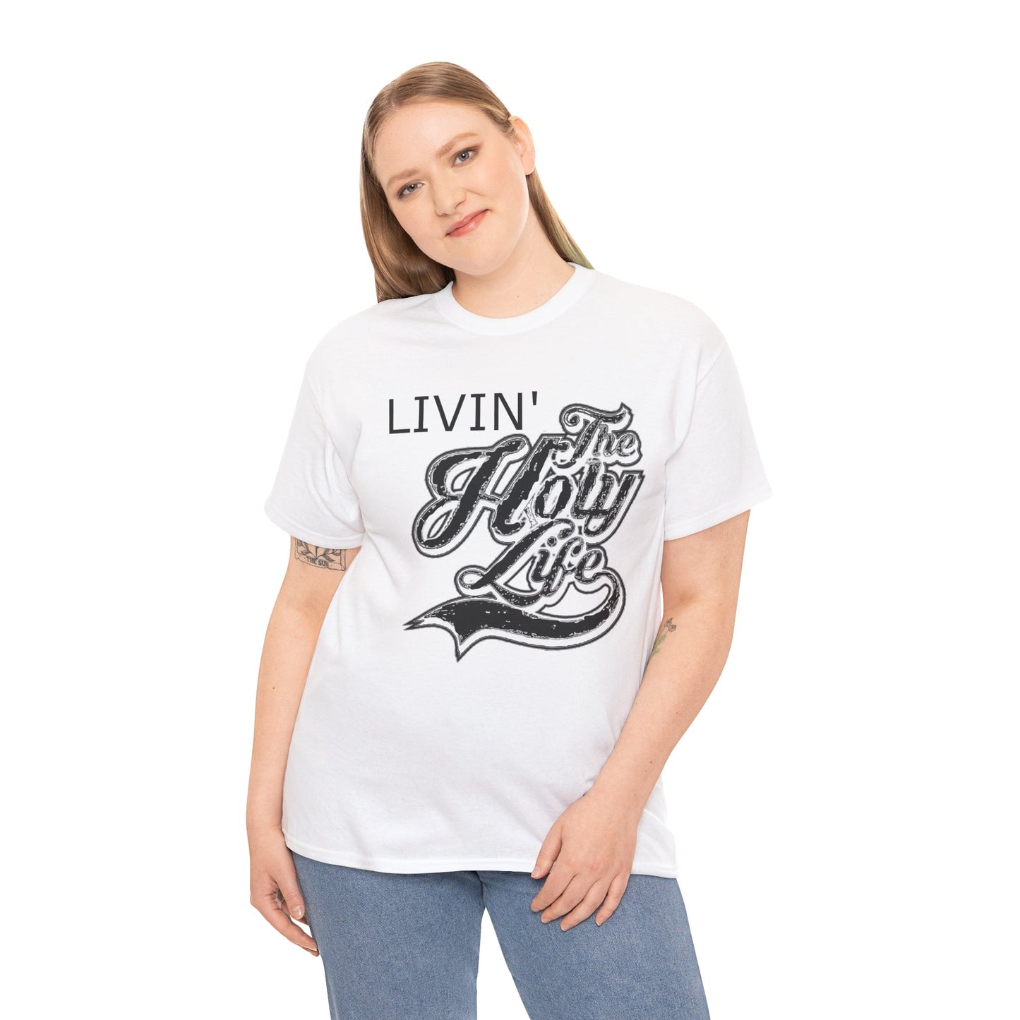 Livin' The Holy Life Design (Dark) - Unisex T-Shirt