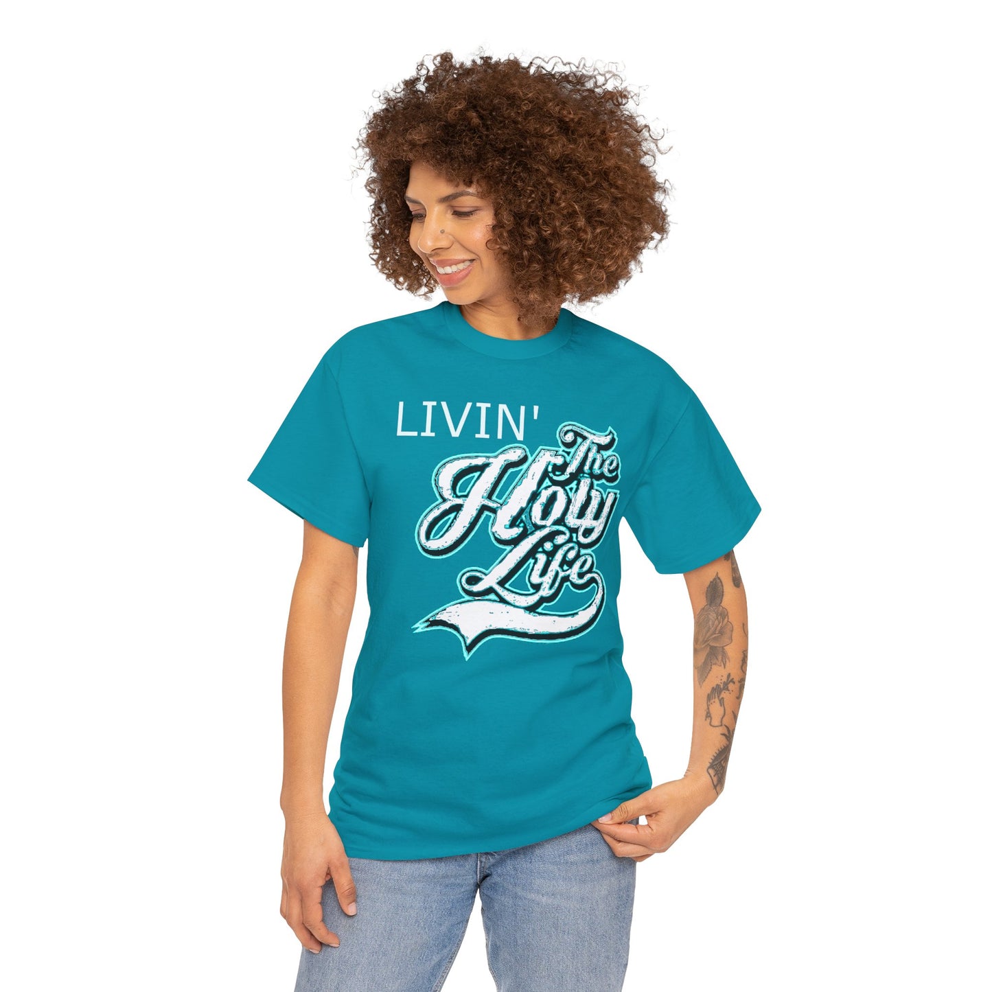 Livin' The Holy Life Design (Light) - Unisex TShirt