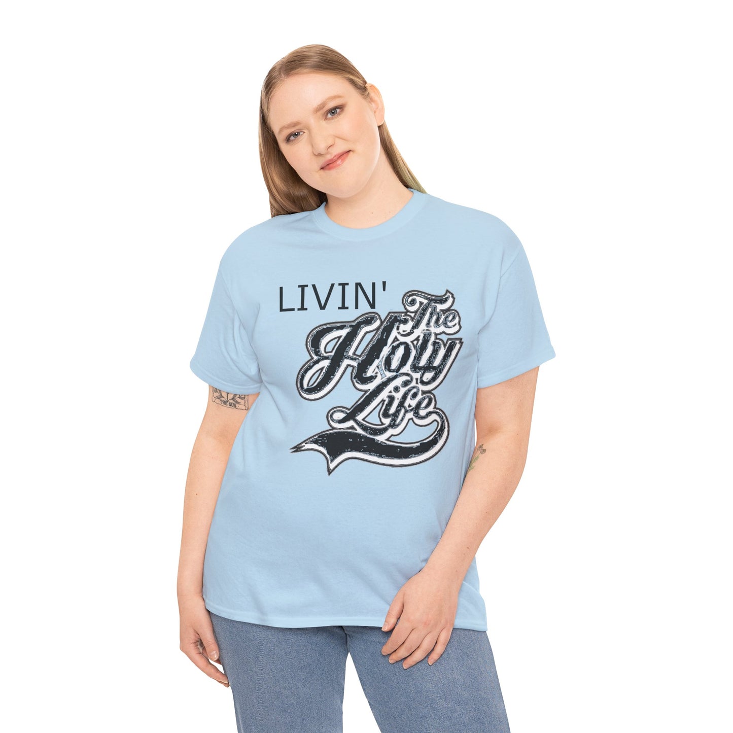 Livin' The Holy Life Design (Dark) - Unisex T-Shirt