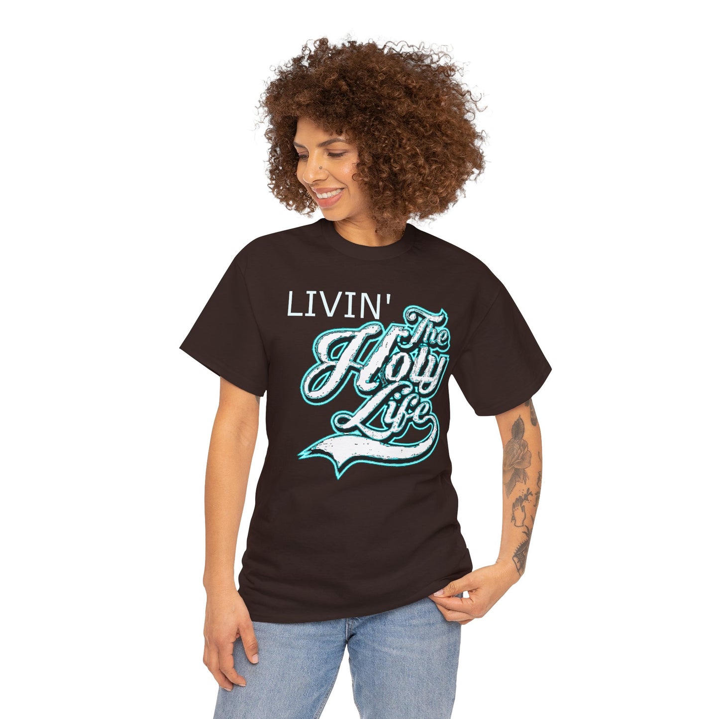 Livin' The Holy Life Design (Light) - Unisex TShirt