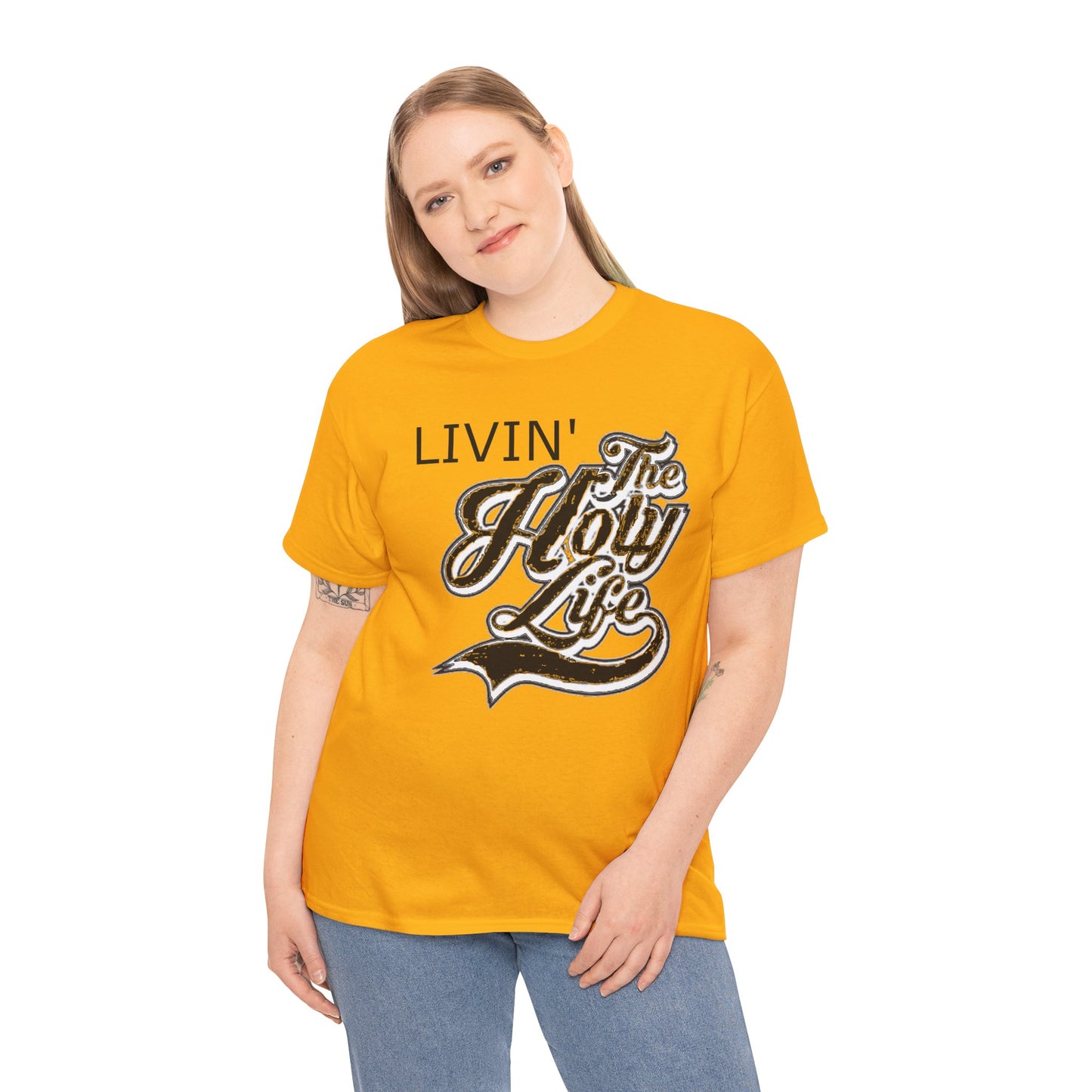 Livin' The Holy Life Design (Dark) - Unisex T-Shirt