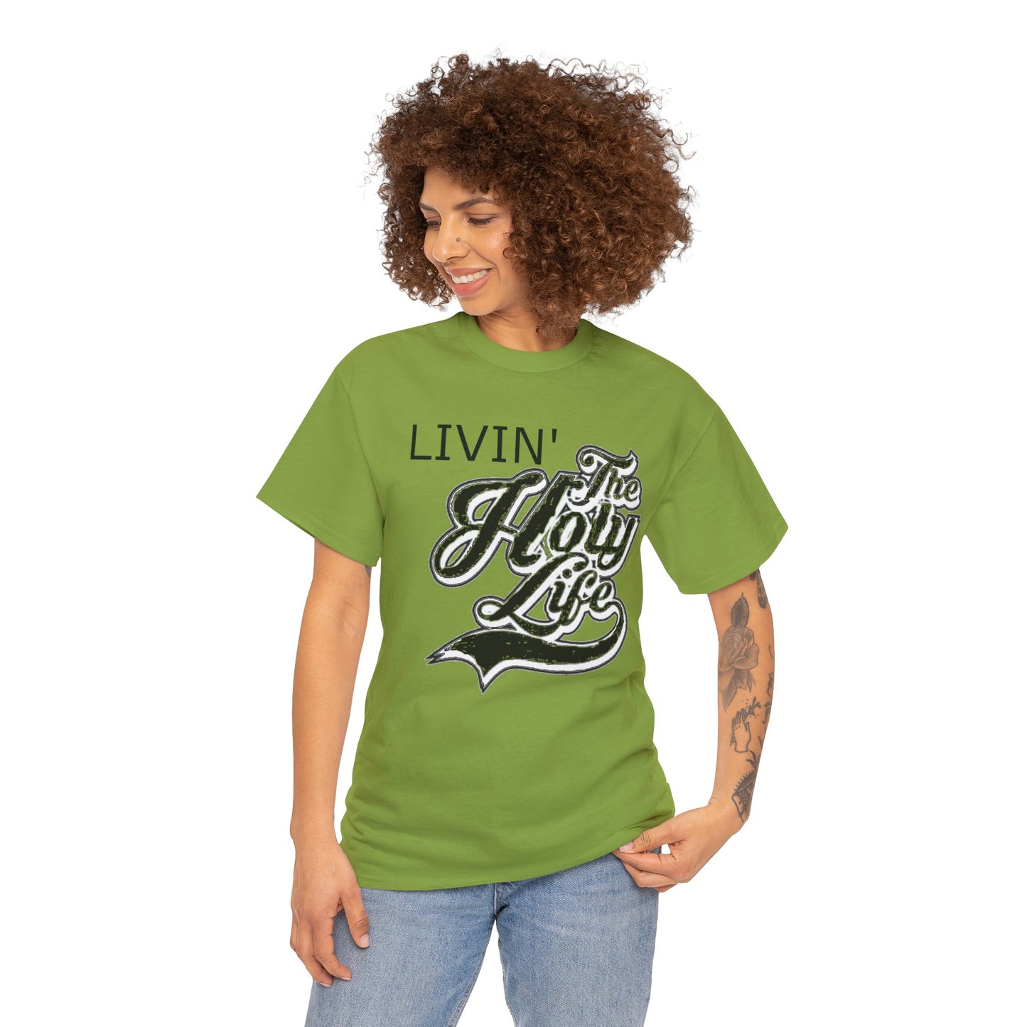 Livin' The Holy Life Design (Dark) - Unisex T-Shirt