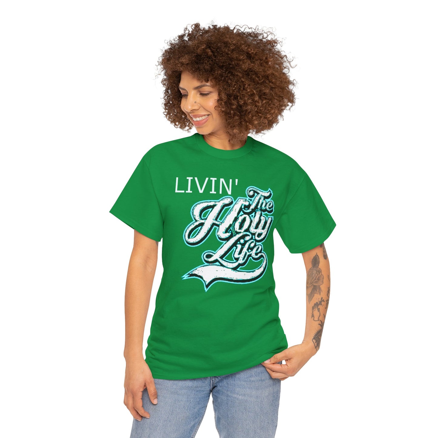 Livin' The Holy Life Design (Light) - Unisex TShirt