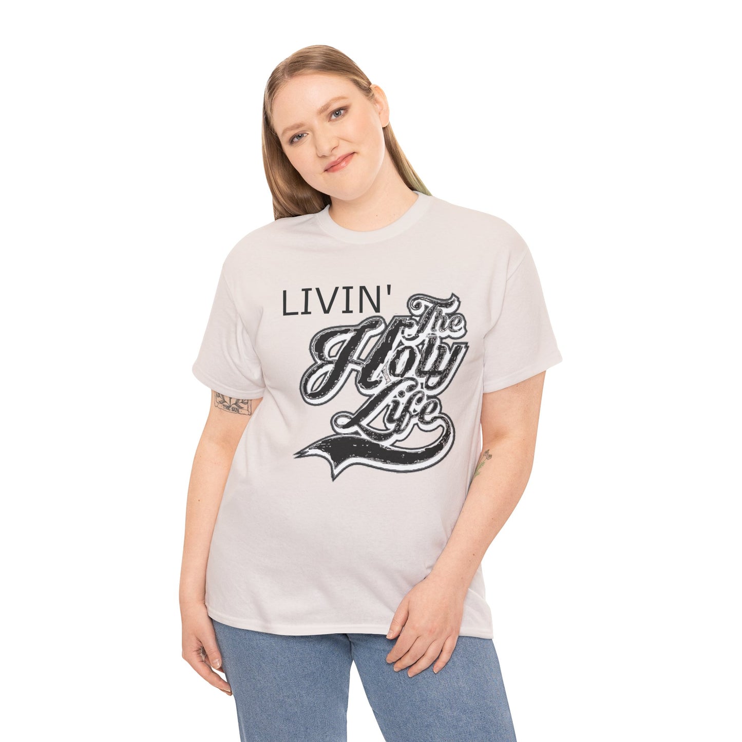 Livin' The Holy Life Design (Dark) - Unisex T-Shirt