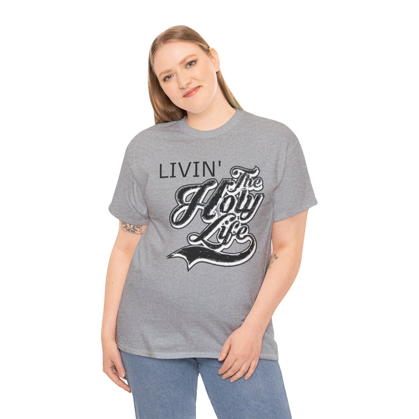 Livin' The Holy Life Design (Dark) - Unisex T-Shirt