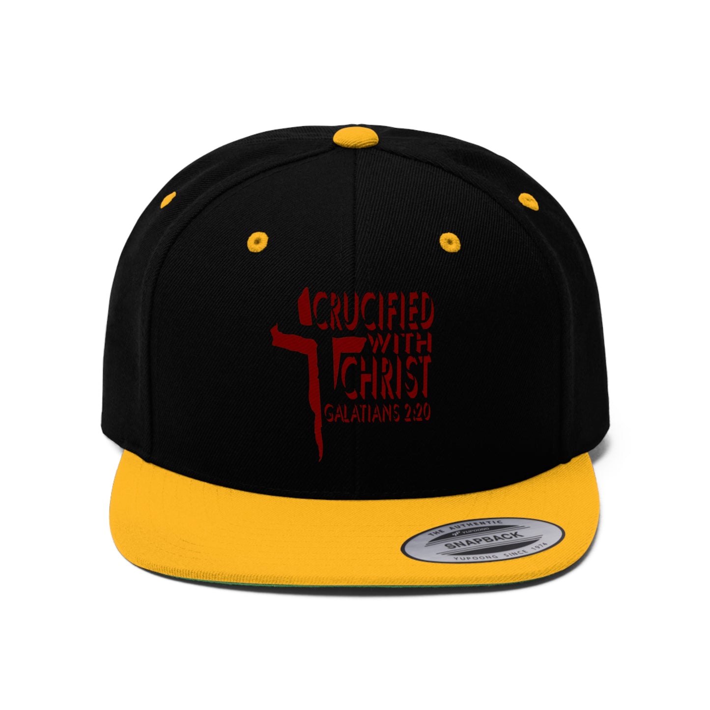 Crucified With Christ Design (Red)- Cap