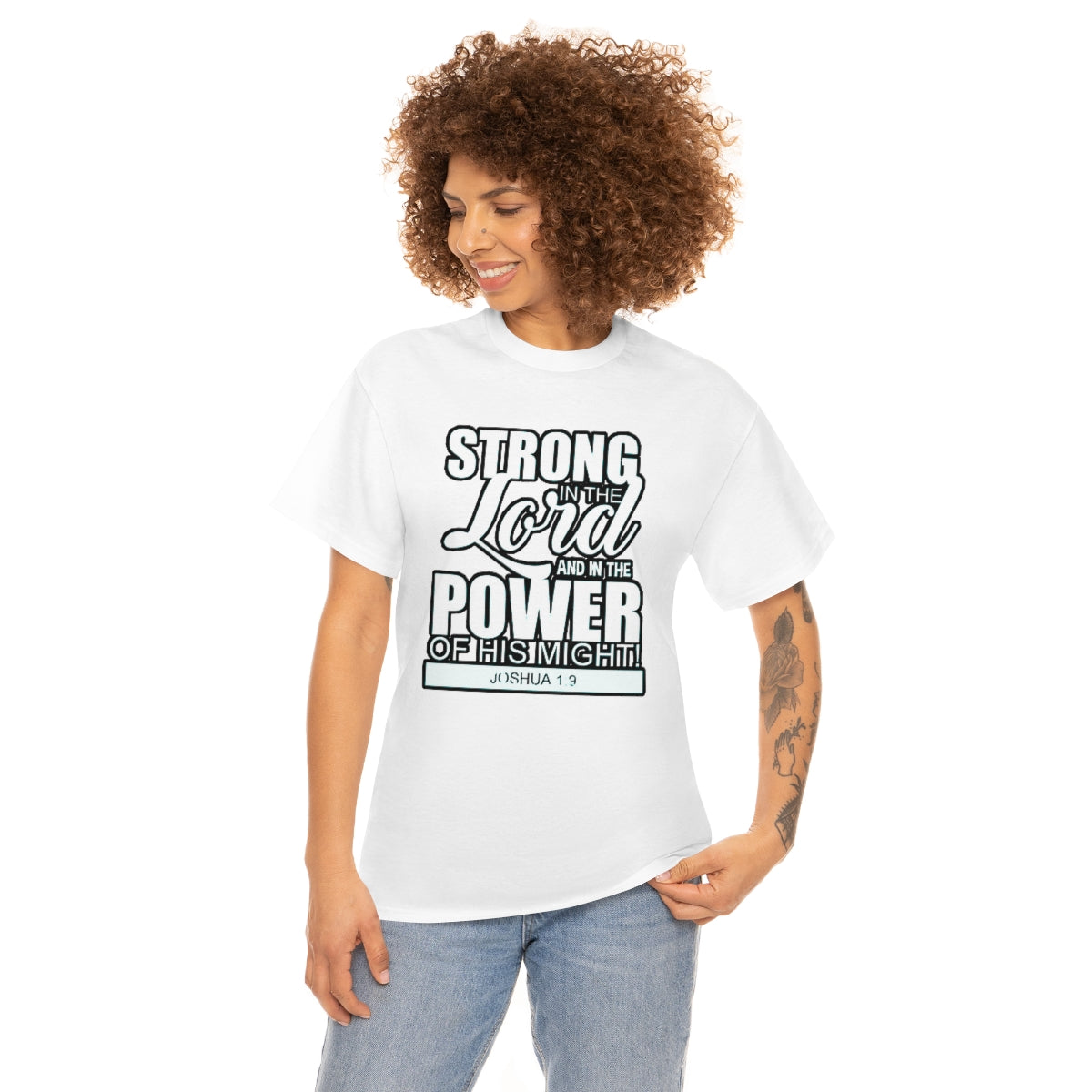 Strong In The Lord Design (Light)- Unisex T-Shirt