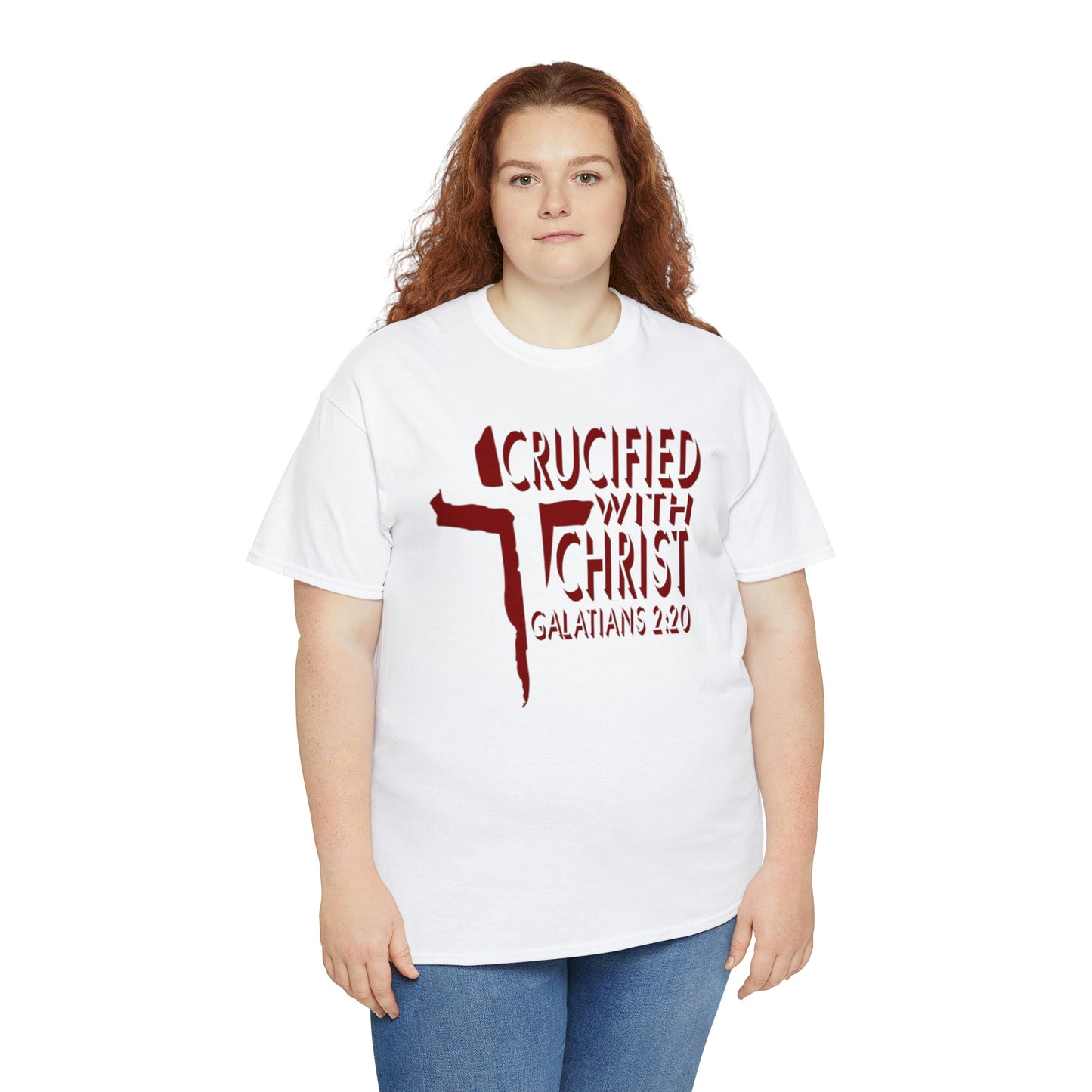 Crucified With Christ Design (Red)- Unisex T-Shirt