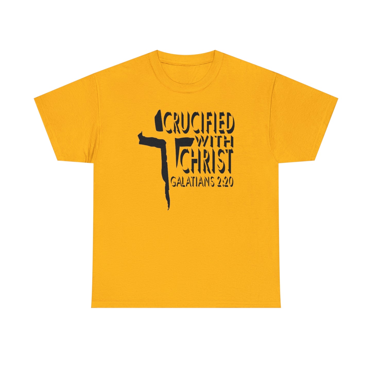 Crucified With Christ Design (Black)- Unisex T-Shirt