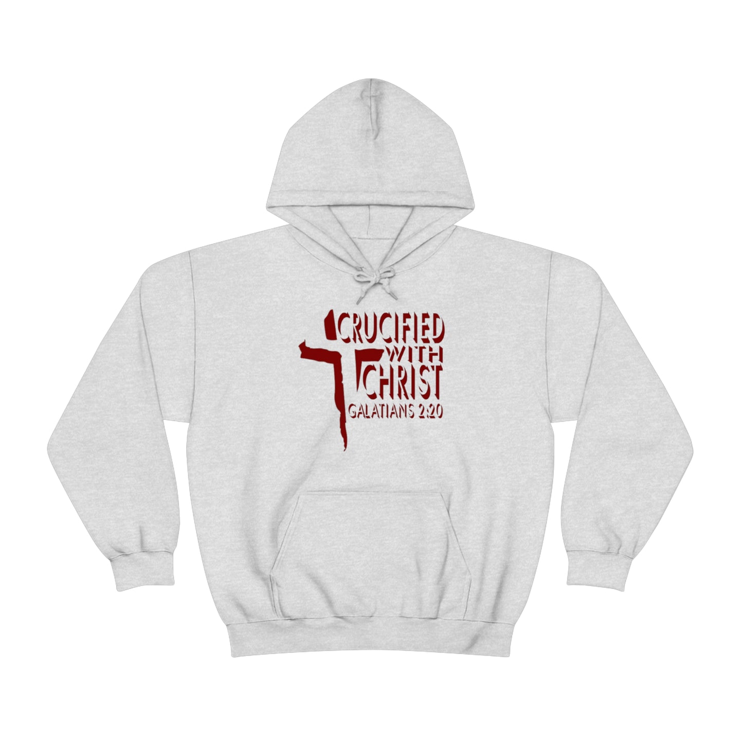 Crucified With Christ Design (Red)- Unisex Hoodie