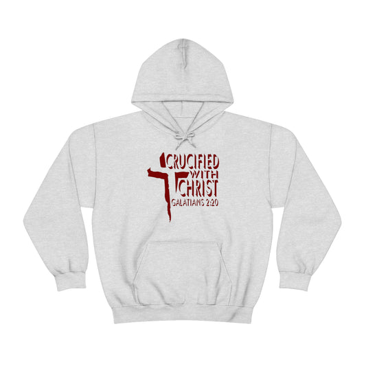 Crucified With Christ Design (Red)- Unisex Hoodie