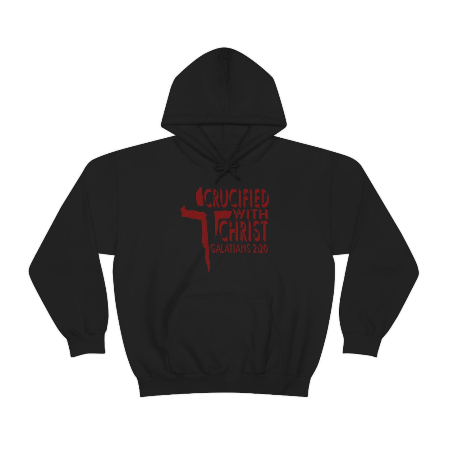 Crucified With Christ Design (Red)- Unisex Hoodie