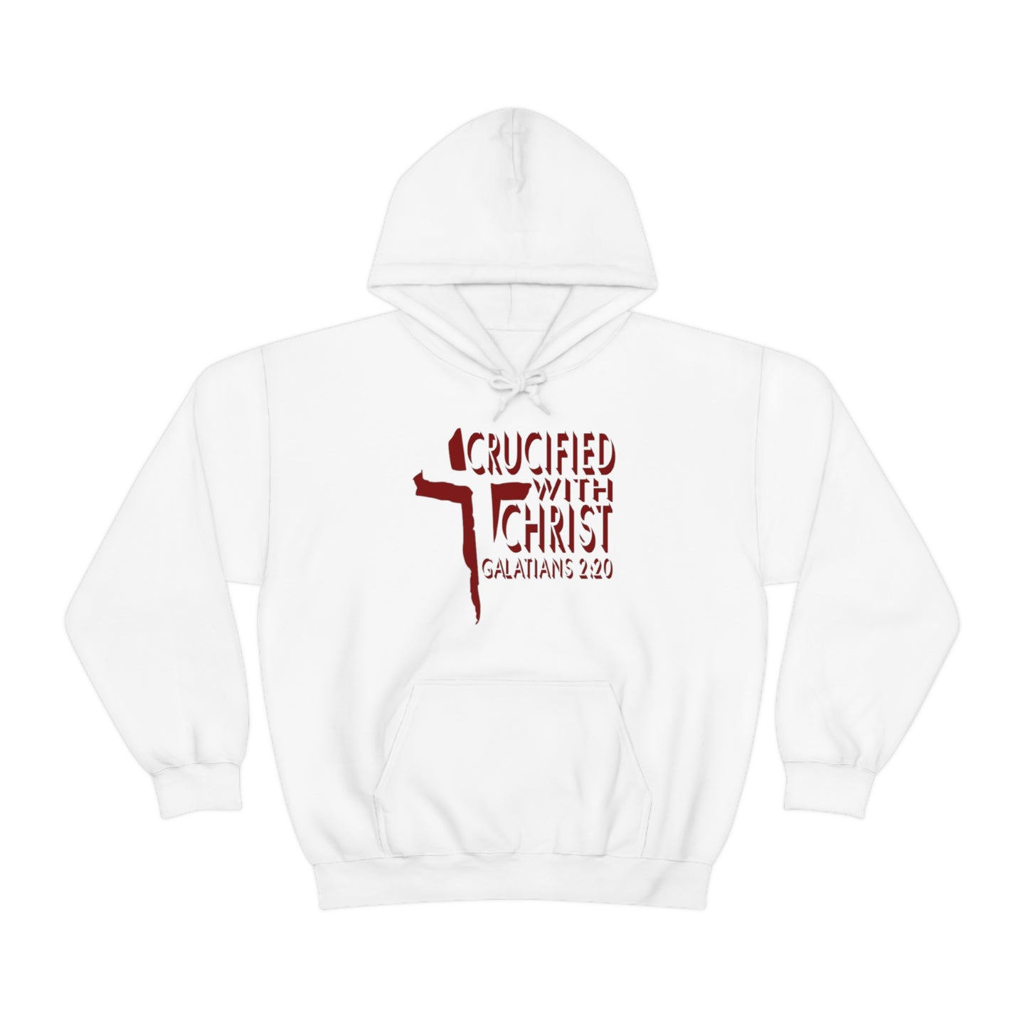 Crucified With Christ Design (Red)- Unisex Hoodie