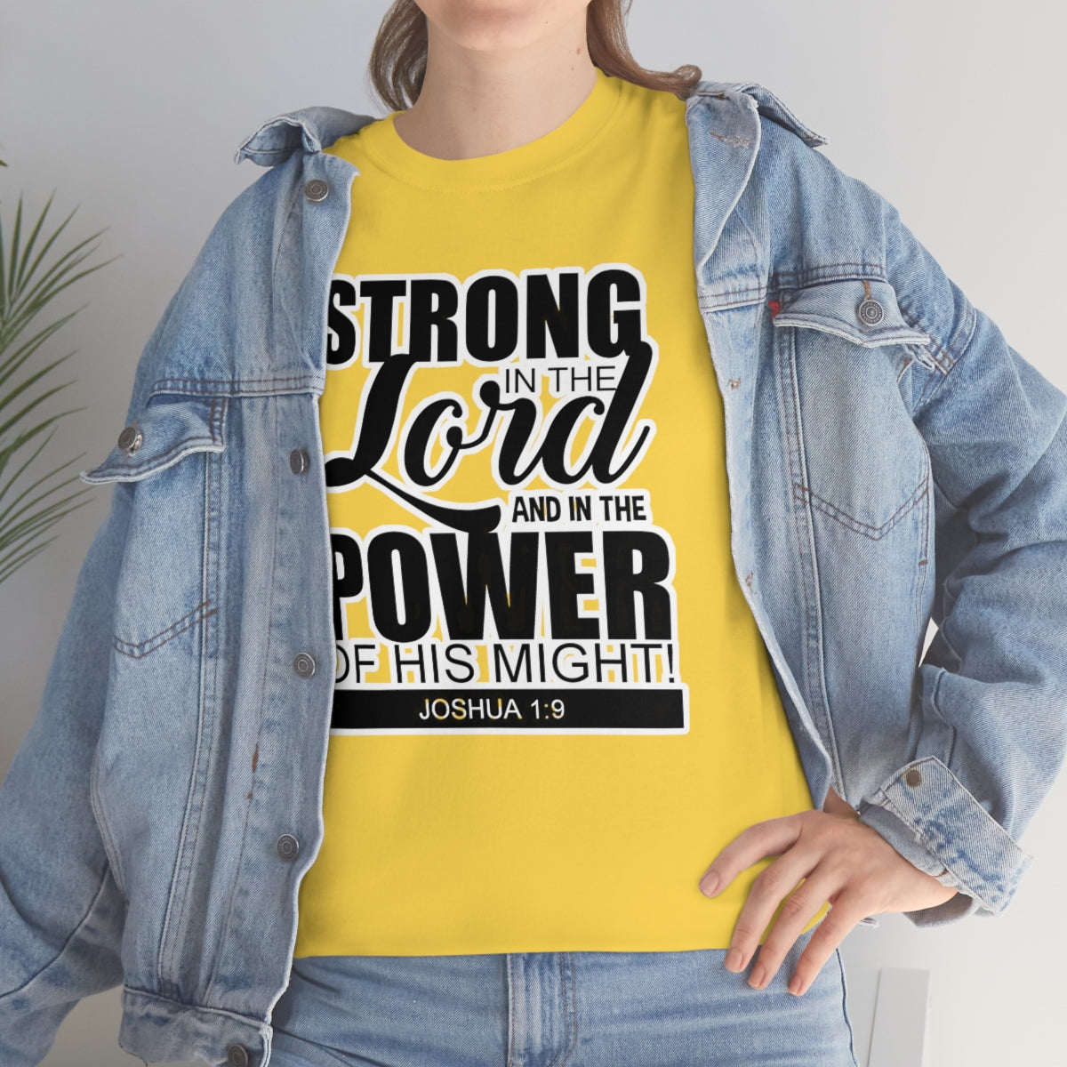 Strong In The Lord Design (Dark)- Unisex T-Shirt