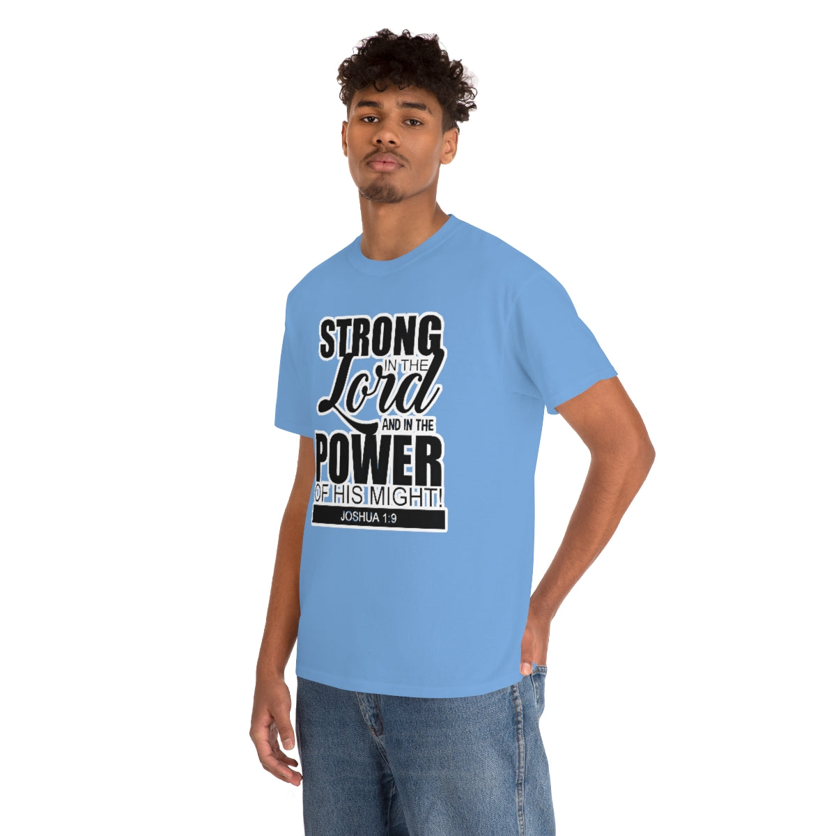 Strong In The Lord Design (Dark)- Unisex T-Shirt