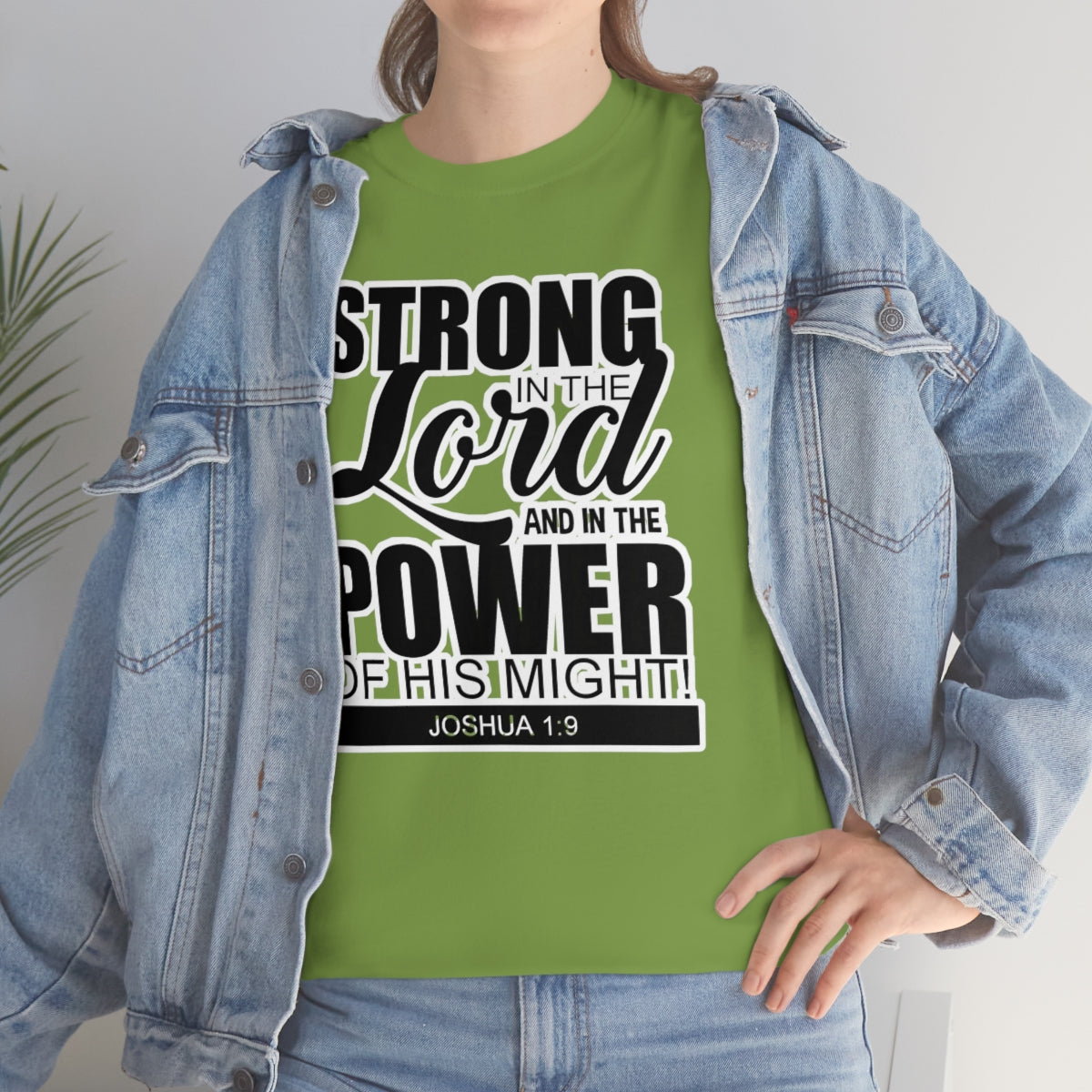 Strong In The Lord Design (Dark)- Unisex T-Shirt