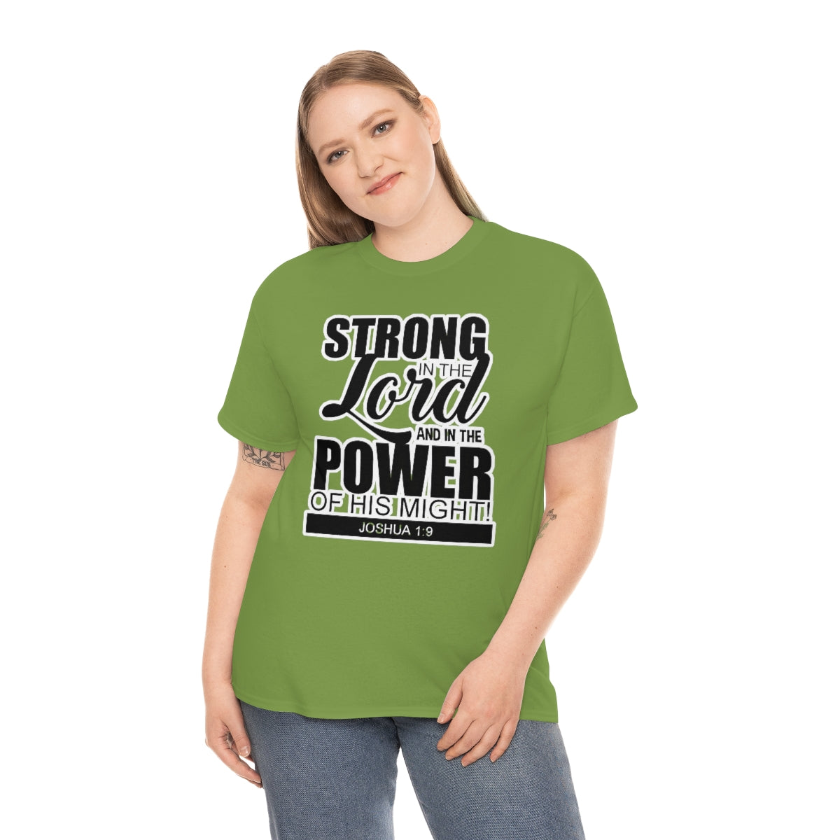 Strong In The Lord Design (Dark)- Unisex T-Shirt