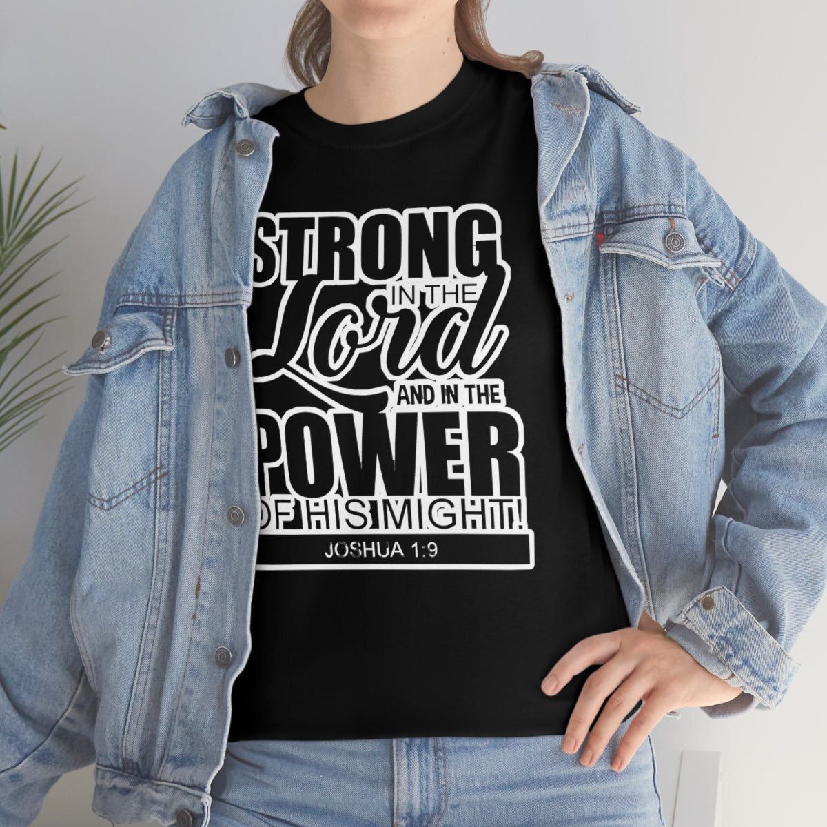 Strong In The Lord Design (Dark)- Unisex T-Shirt