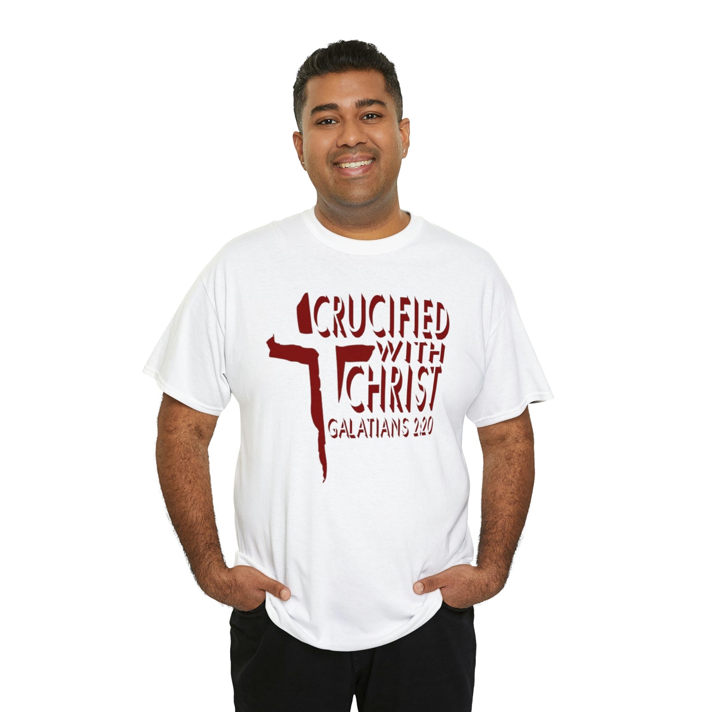 Crucified With Christ Design (Red)- Unisex T-Shirt