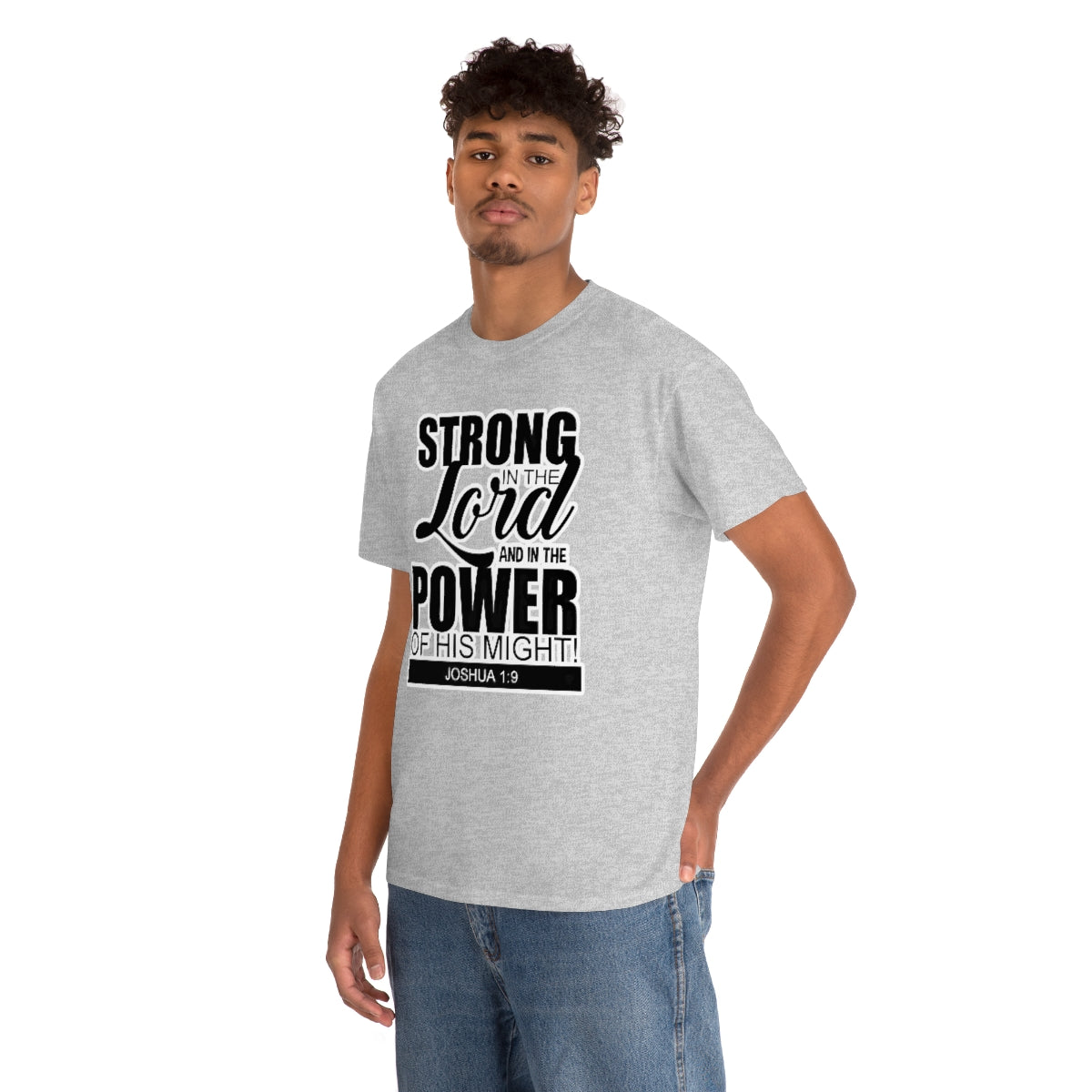 Strong In The Lord Design (Dark)- Unisex T-Shirt