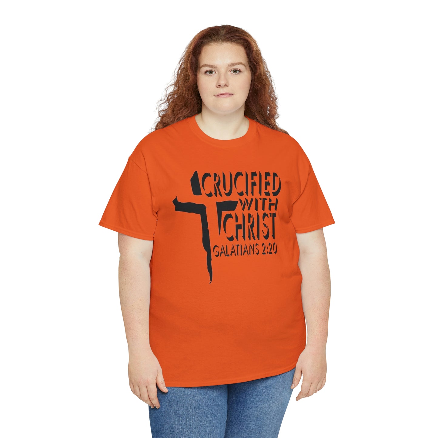 Crucified With Christ Design (Black)- Unisex T-Shirt