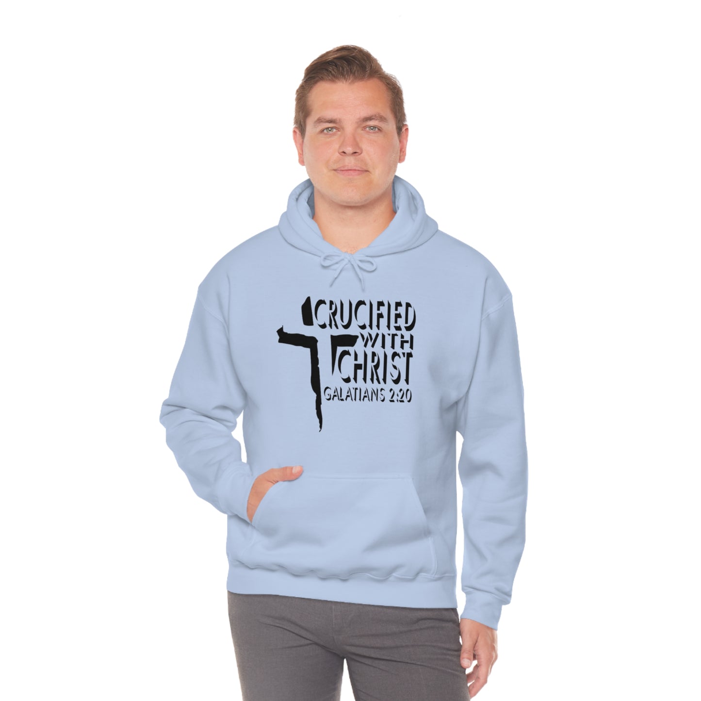 Crucified With Christ Design (Black)- Unisex Hoodie