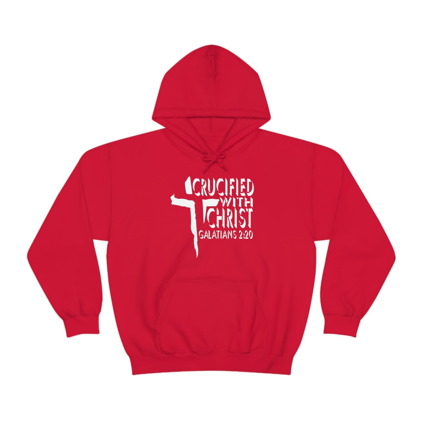 Crucified With Christ Design (White)- Unisex Hoodie