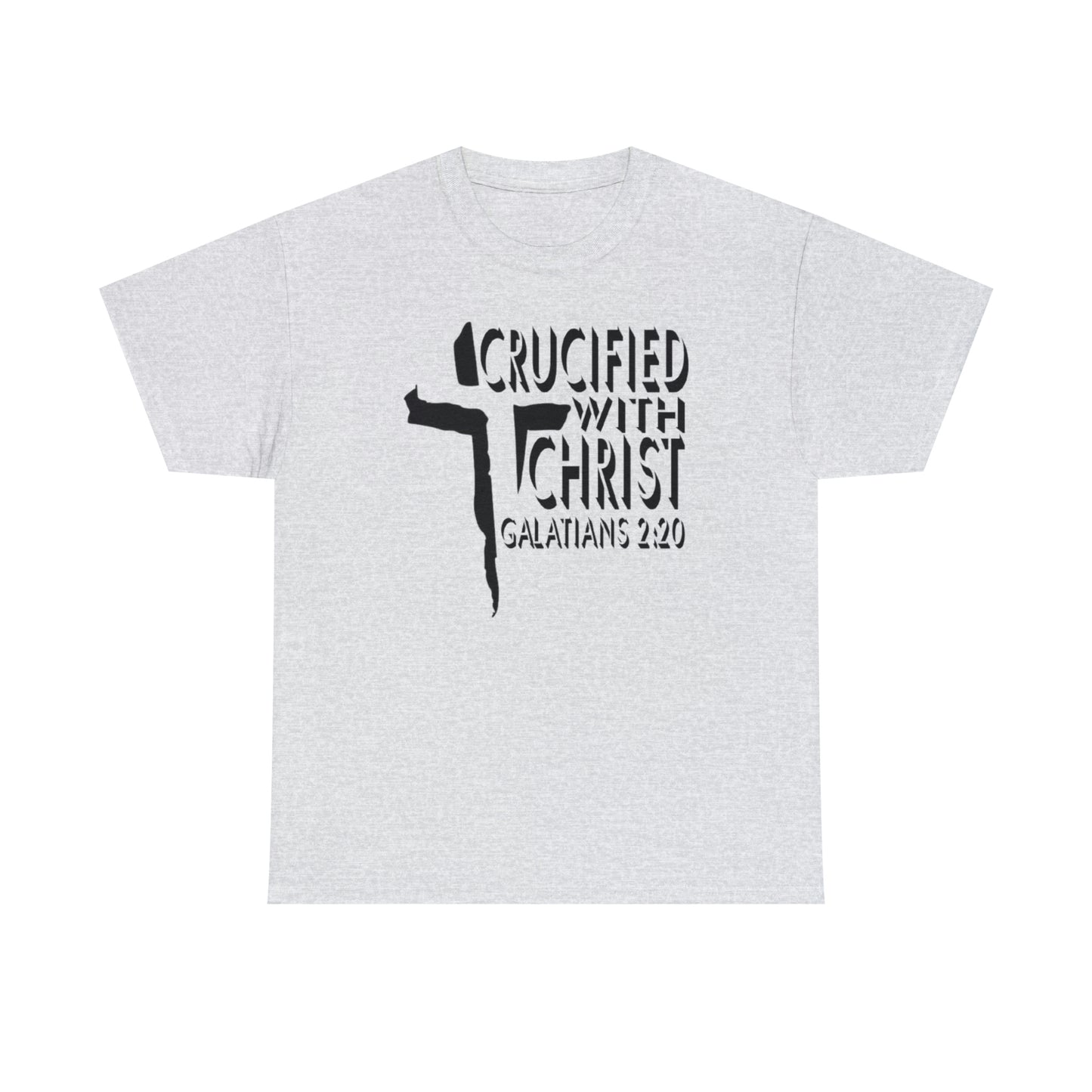 Crucified With Christ Design (Black)- Unisex T-Shirt