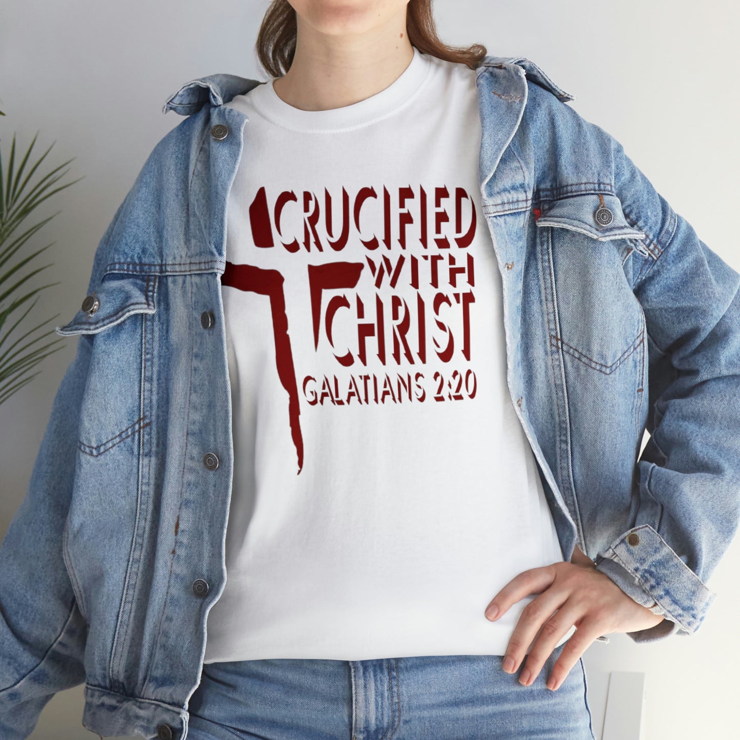 Crucified With Christ Design (Red)- Unisex T-Shirt