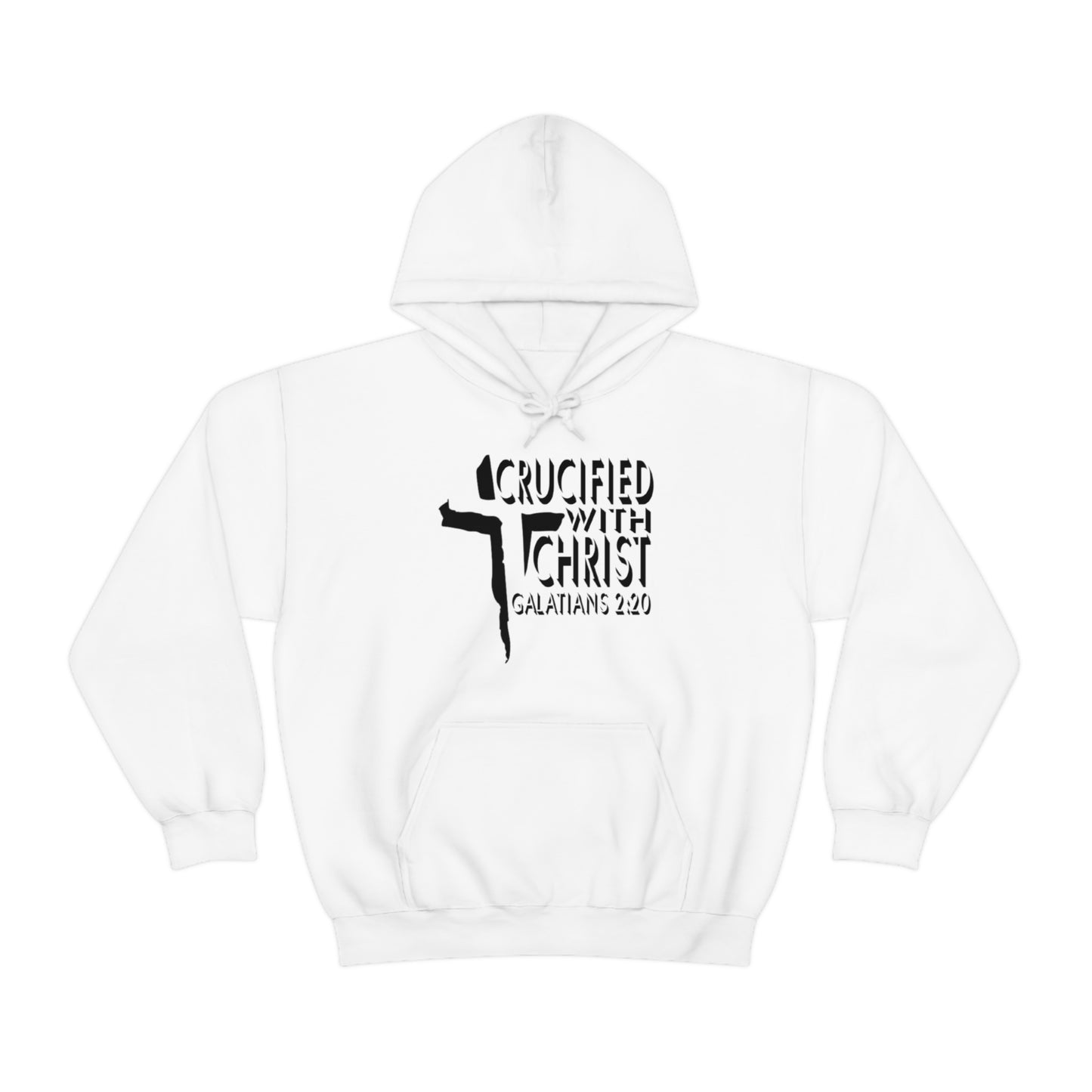 Crucified With Christ Design (Black)- Unisex Hoodie