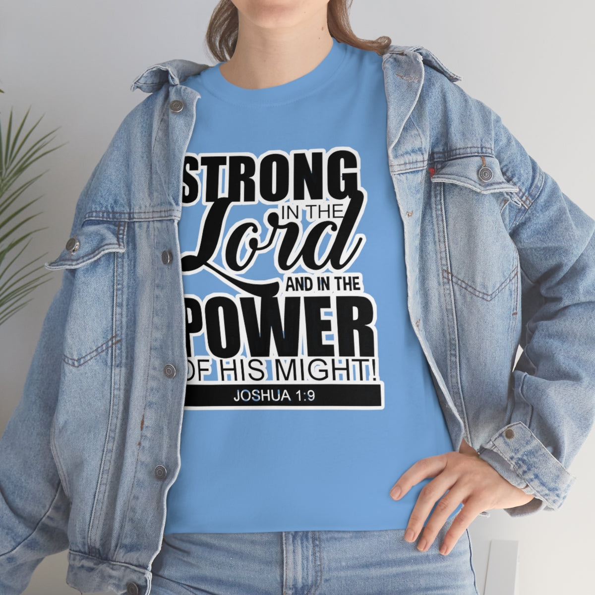 Strong In The Lord Design (Dark)- Unisex T-Shirt