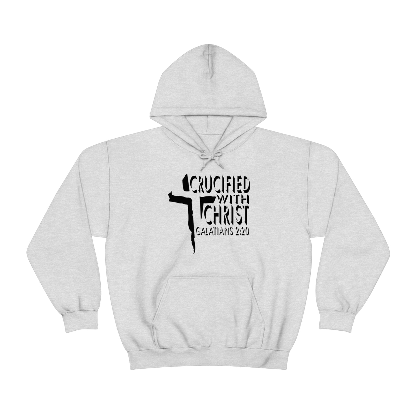 Crucified With Christ Design (Black)- Unisex Hoodie