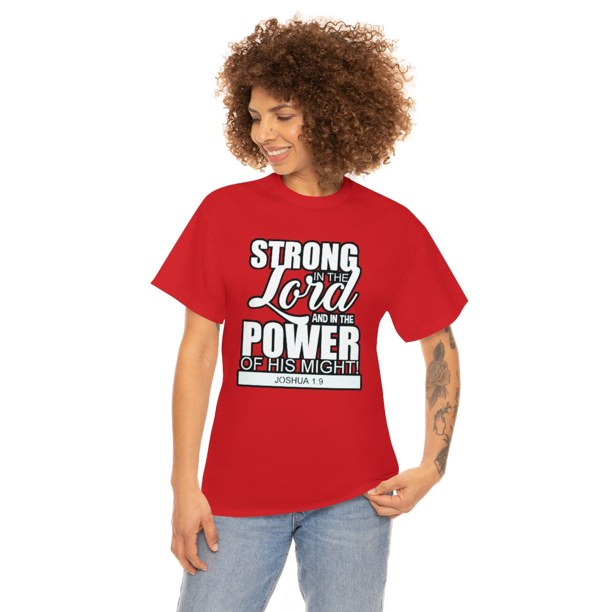 Strong In The Lord Design (Light)- Unisex T-Shirt