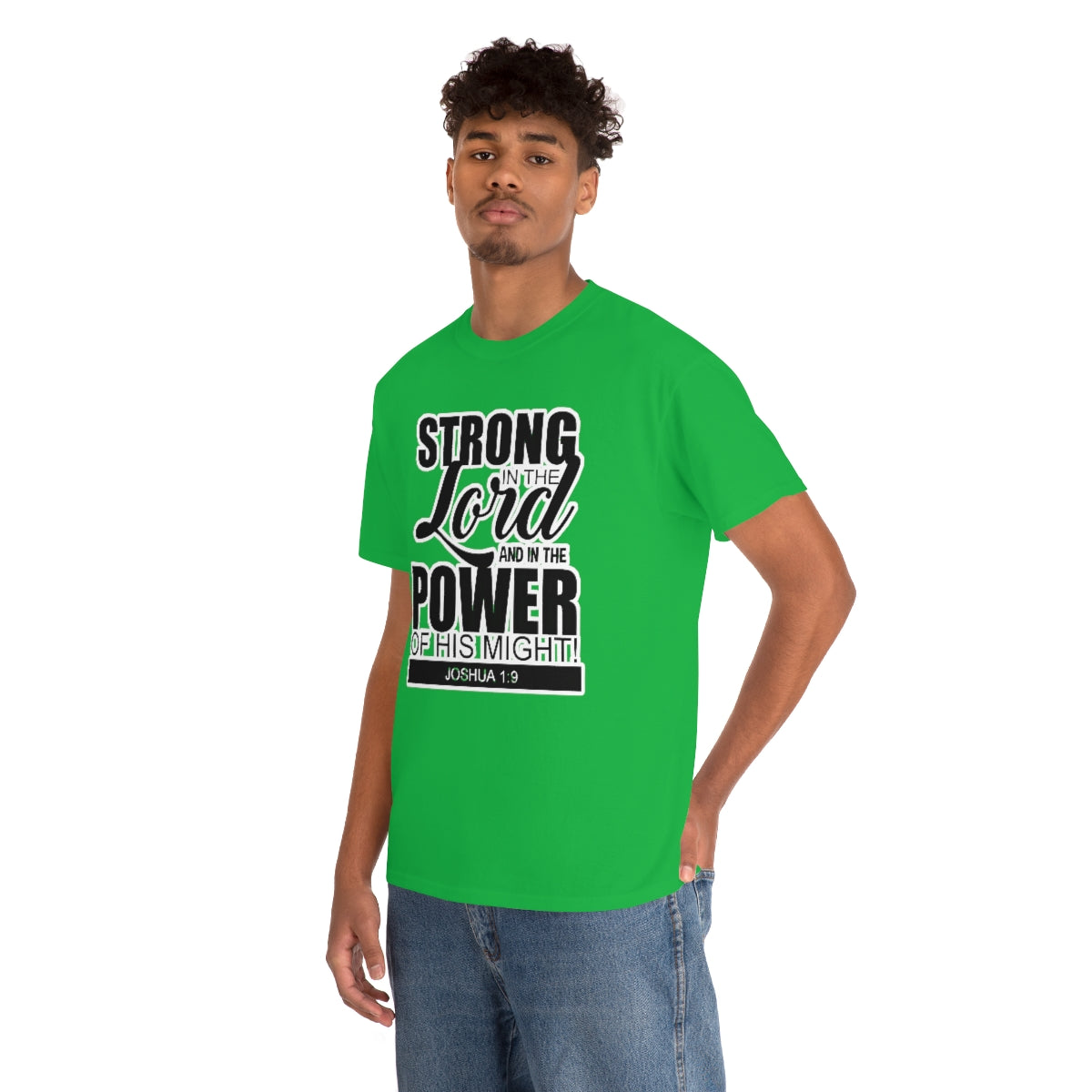 Strong In The Lord Design (Dark)- Unisex T-Shirt