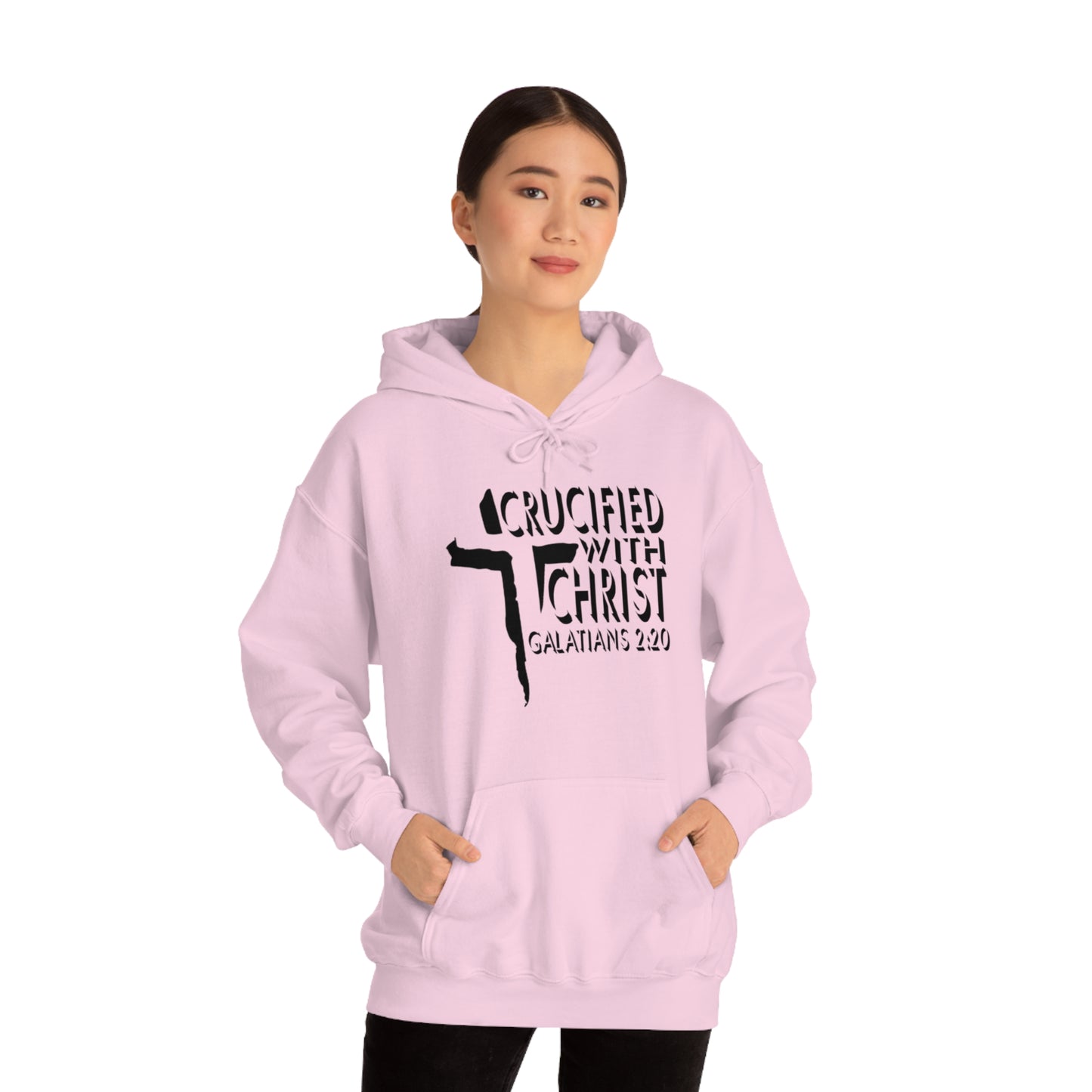 Crucified With Christ Design (Black)- Unisex Hoodie