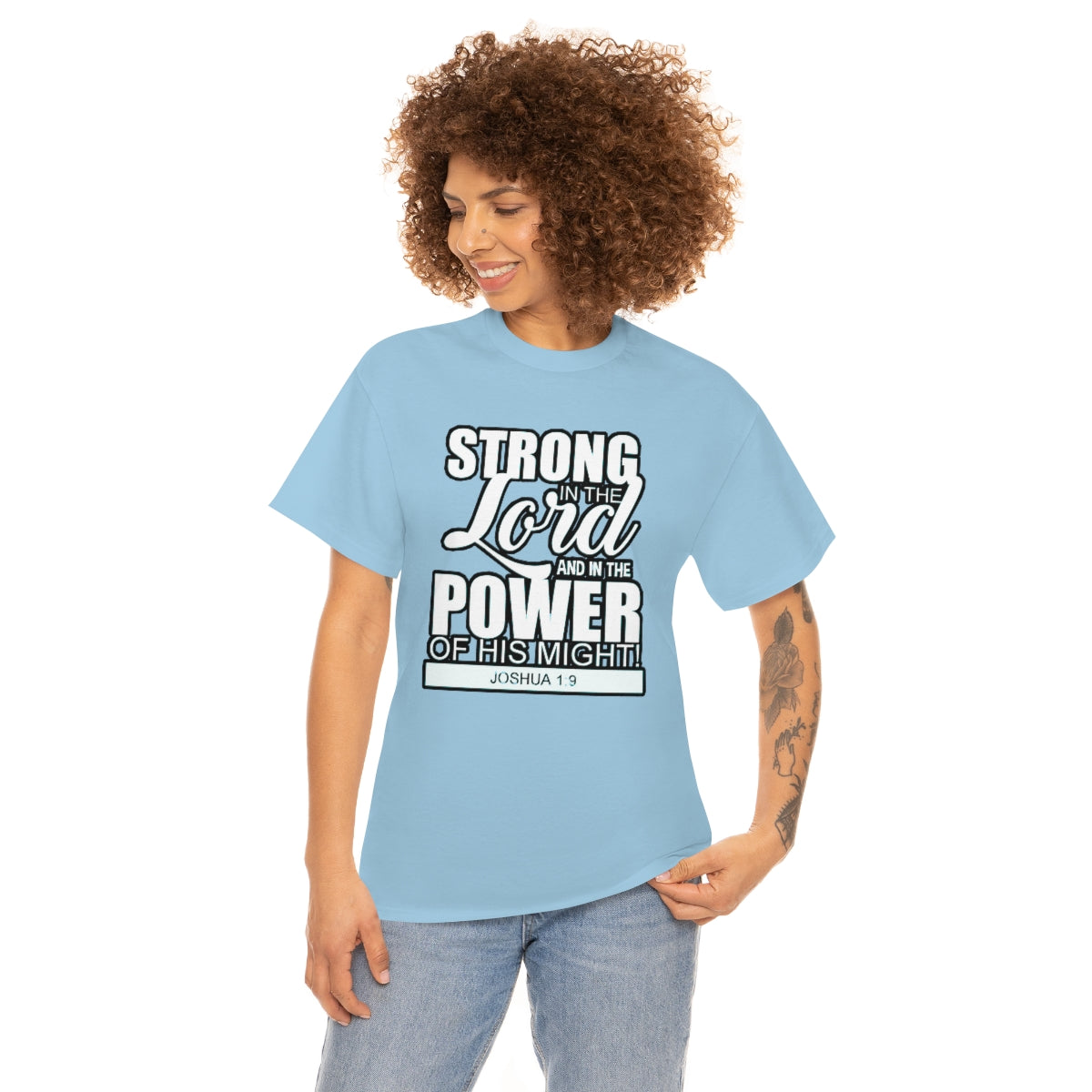 Strong In The Lord Design (Light)- Unisex T-Shirt