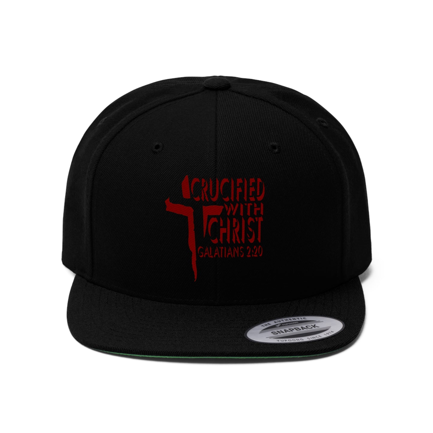 Crucified With Christ Design (Red)- Cap