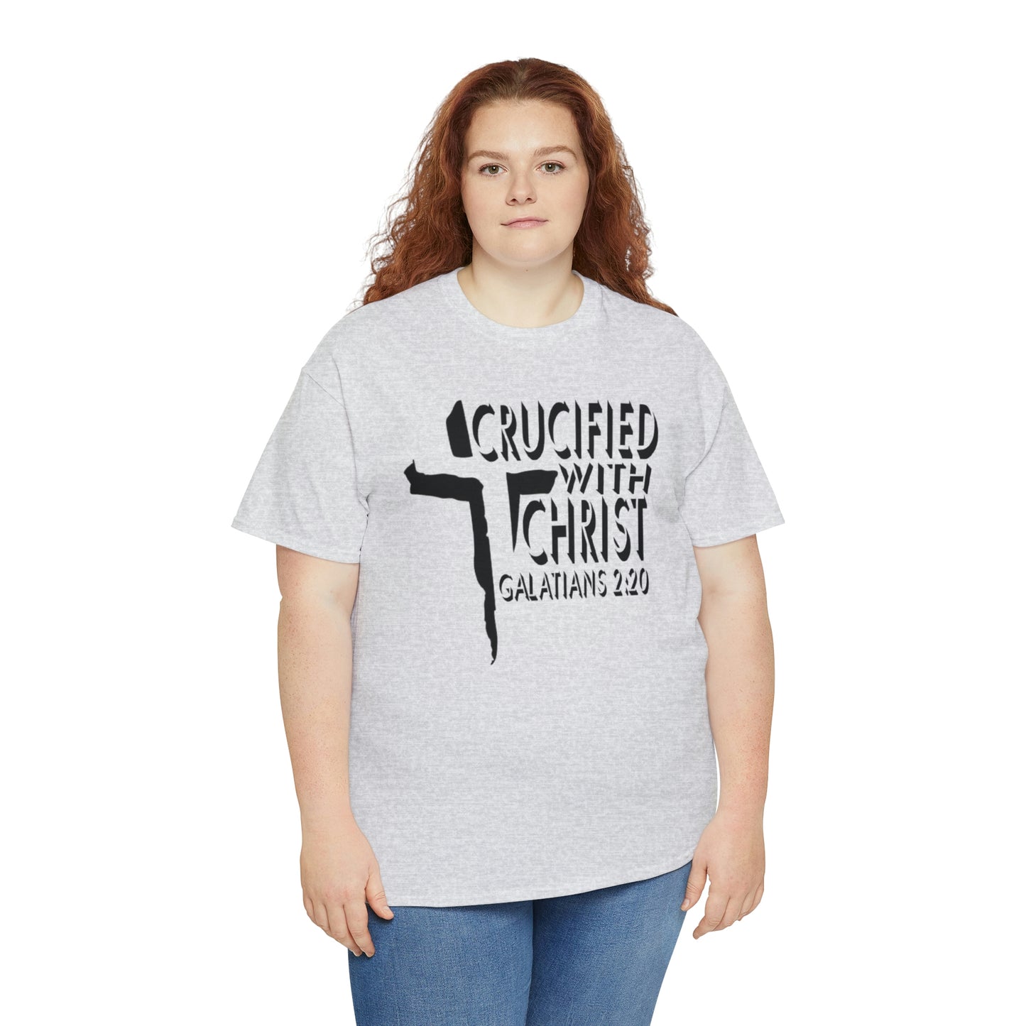 Crucified With Christ Design (Black)- Unisex T-Shirt