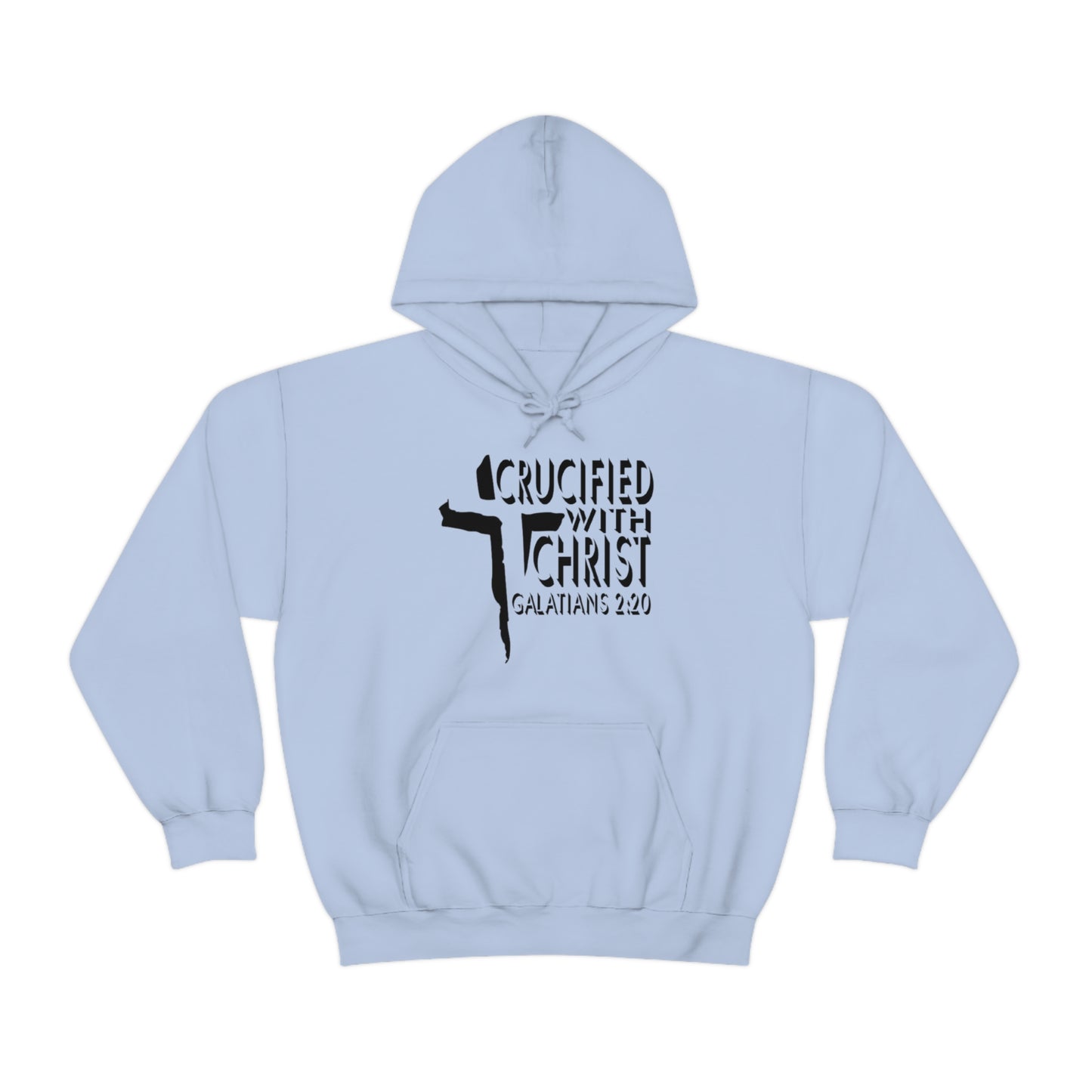 Crucified With Christ Design (Black)- Unisex Hoodie