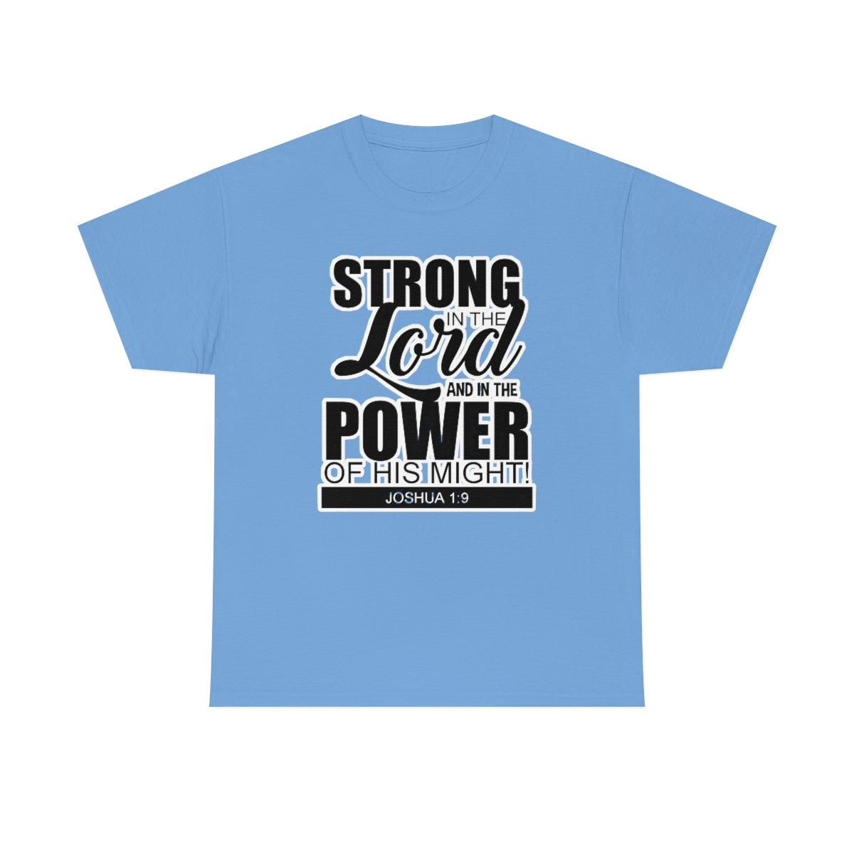 Strong In The Lord Design (Dark)- Unisex T-Shirt