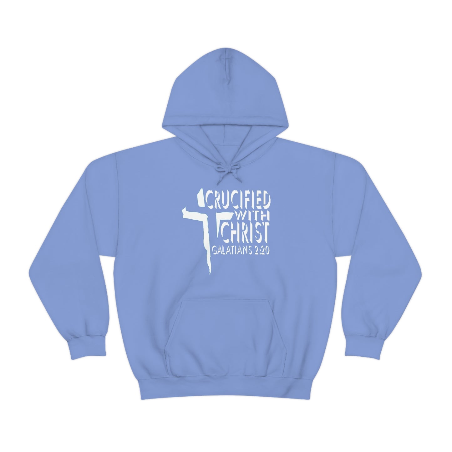 Crucified With Christ Design (White)- Unisex Hoodie