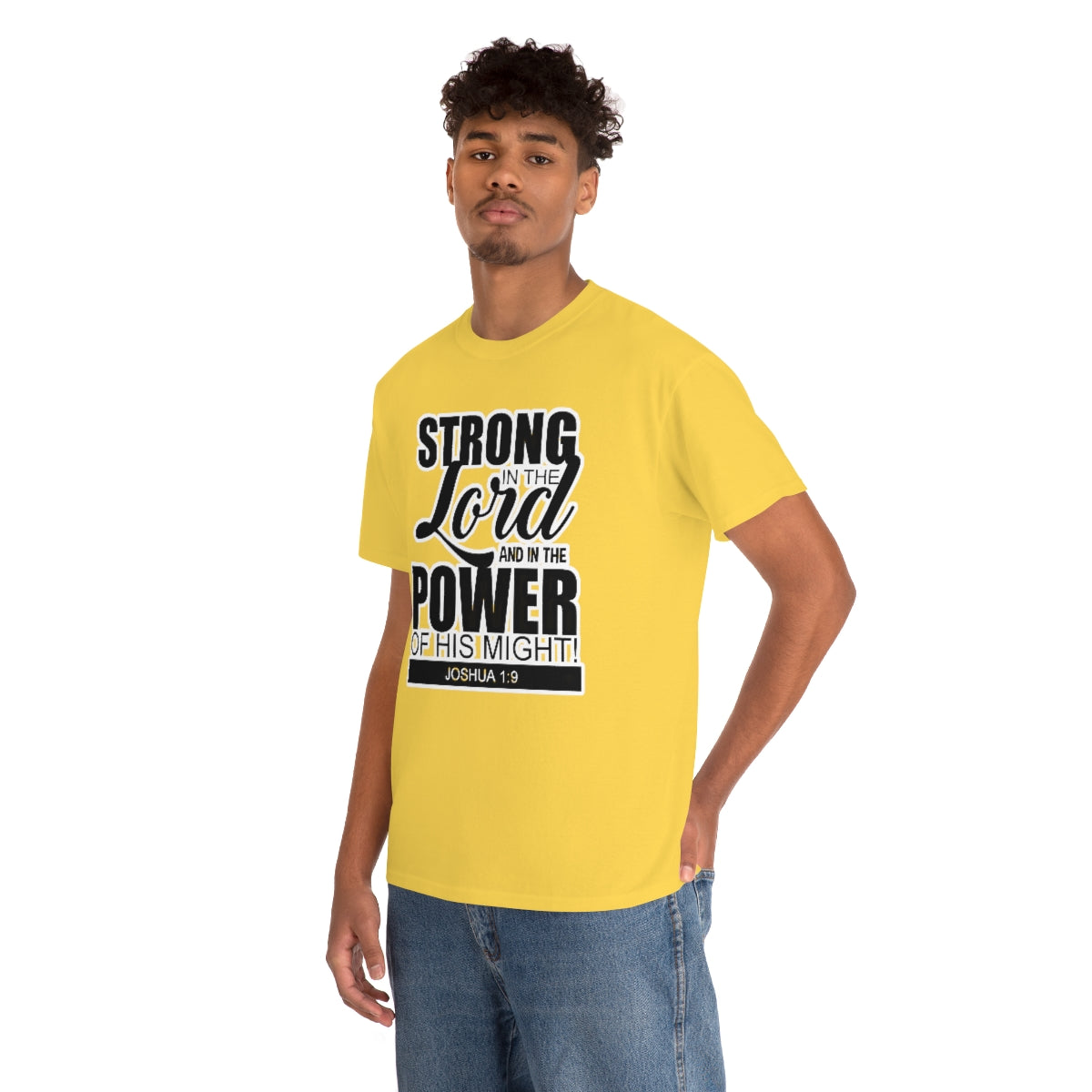 Strong In The Lord Design (Dark)- Unisex T-Shirt