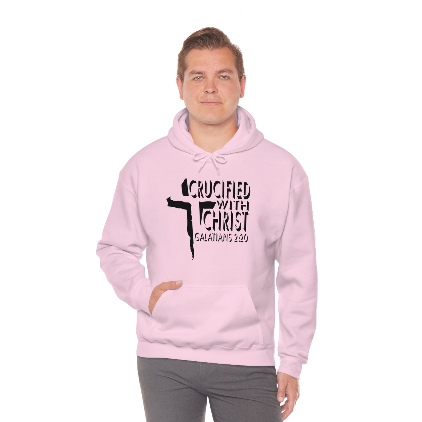 Crucified With Christ Design (Black)- Unisex Hoodie