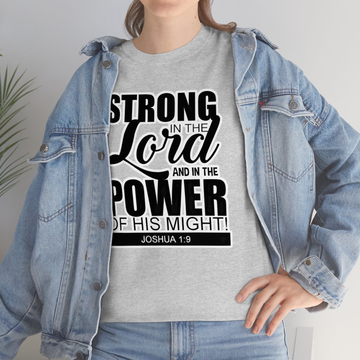 Strong In The Lord Design (Dark)- Unisex T-Shirt