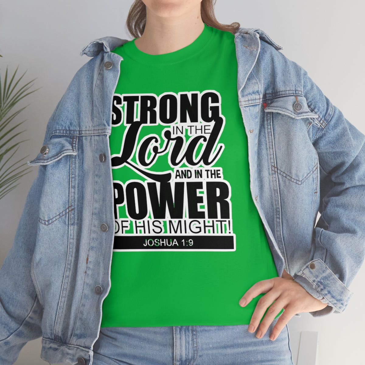 Strong In The Lord Design (Dark)- Unisex T-Shirt