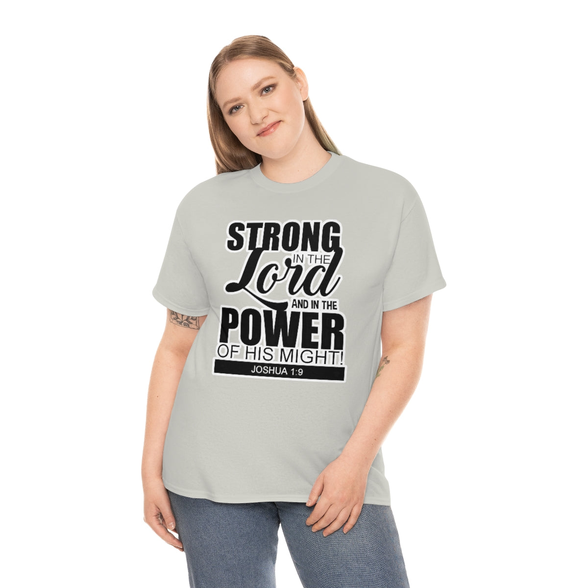 Strong In The Lord Design (Dark)- Unisex T-Shirt