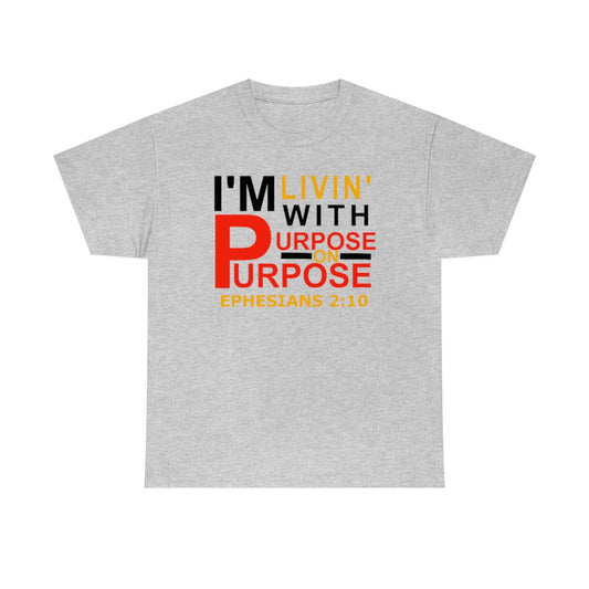 Purpose Design (Black)- Unisex T-Shirt